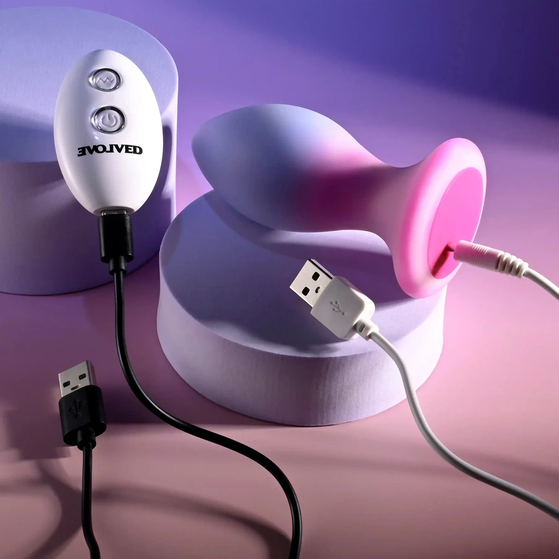 Paradise Rechargeable Silicone Vibrating Butt Plug With Remote By Evolved Novelties - Image 6
