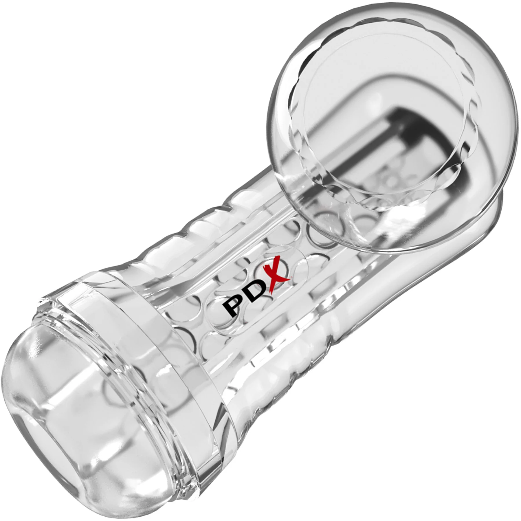 PDX Elite ViewTube See-Thru EZ-Grip Penis Stroker - Image 3