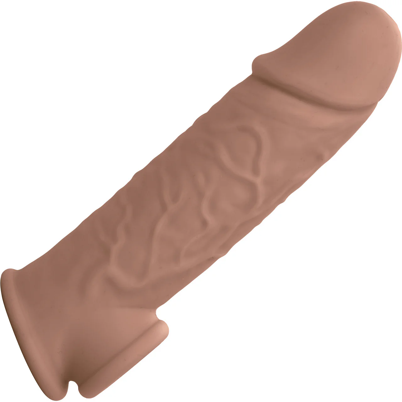 Performance Maxx Life-Like 7" Silicone Penis Extension By CalExotics - Chocolate - Image 5