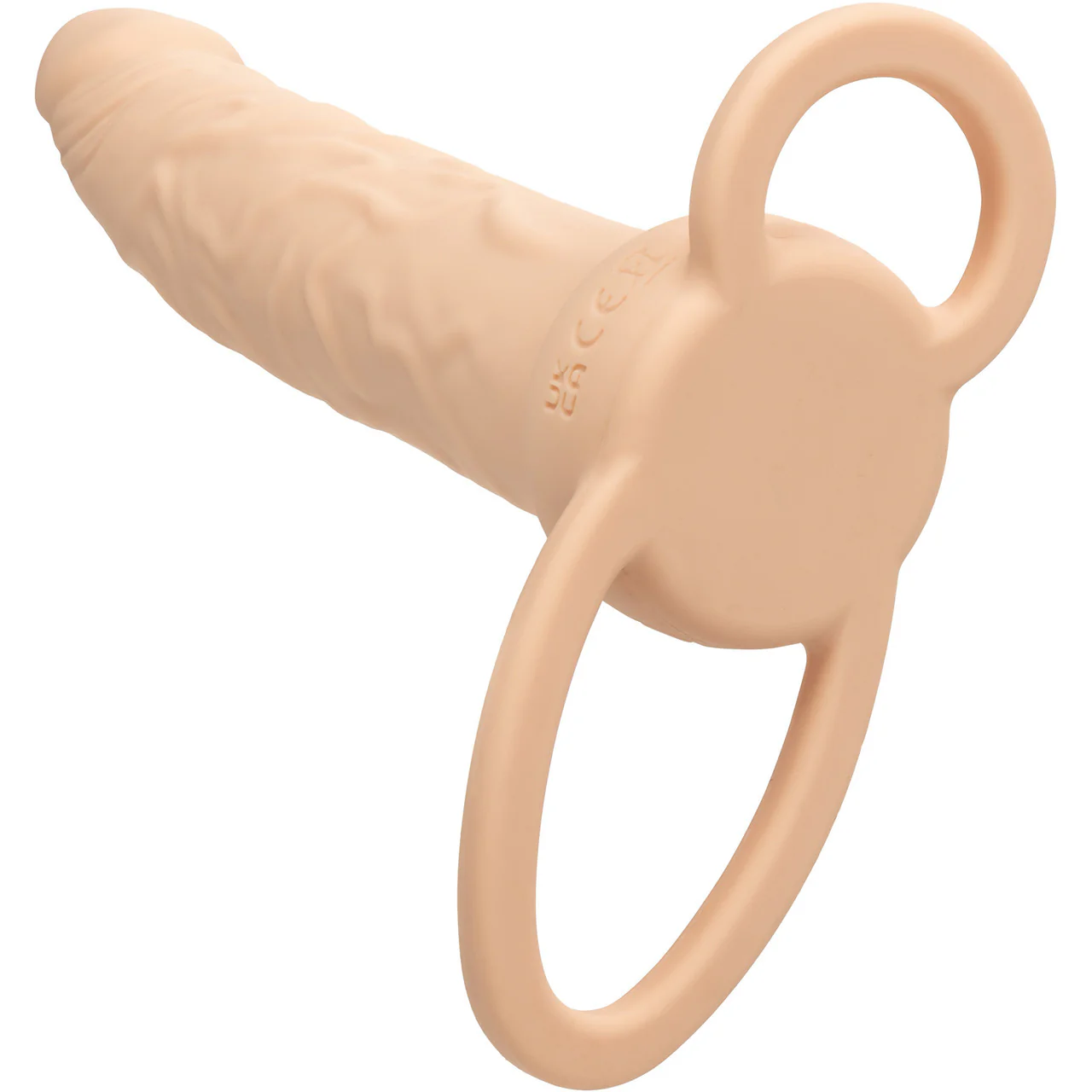 Performance Maxx Rechargeable Vibrating 5.5" Silicone Dual Penetrator - Vanilla - Image 9