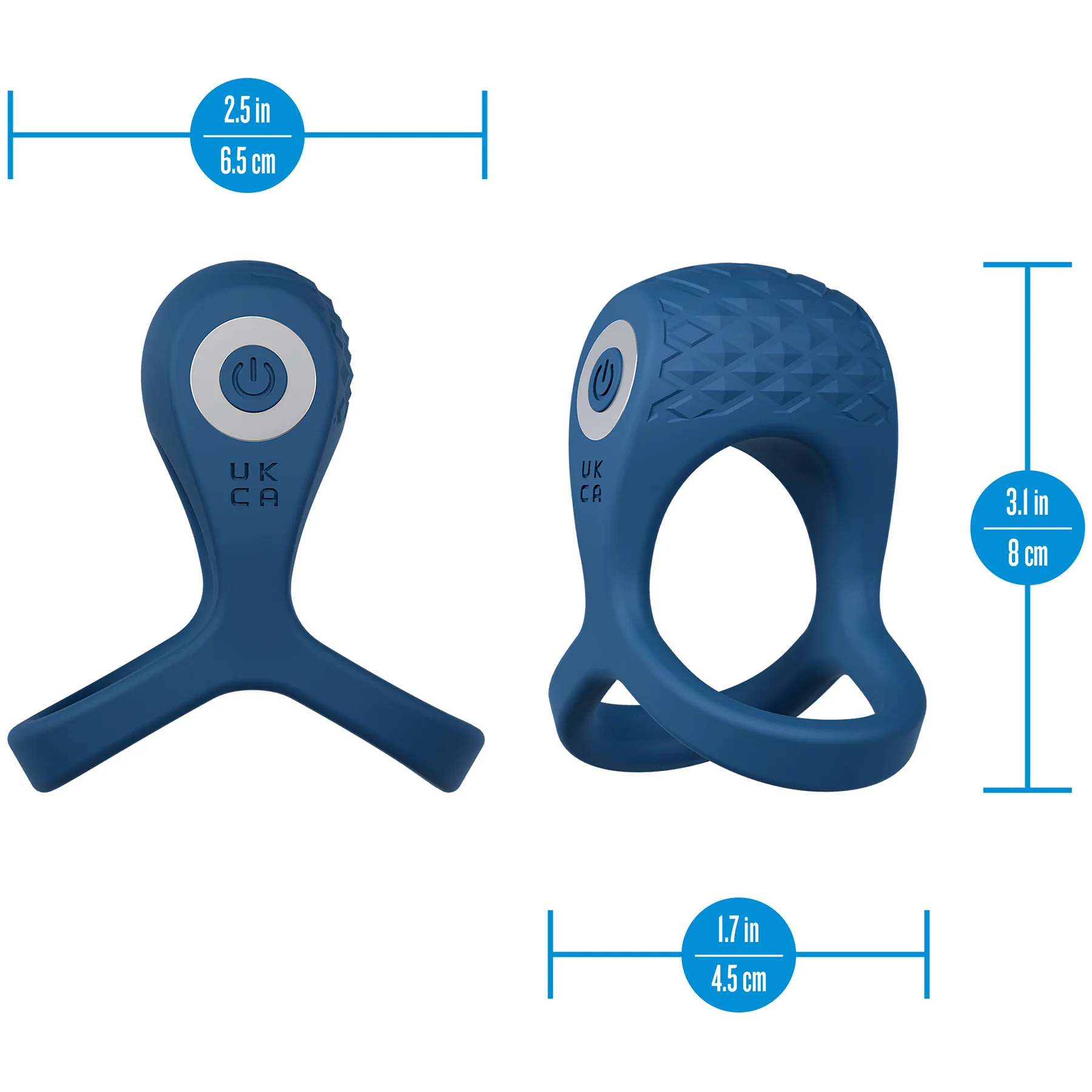 Performance Plus Dual Flex Pro Vibrating Silicone Cock Ring By Blush - Image 11