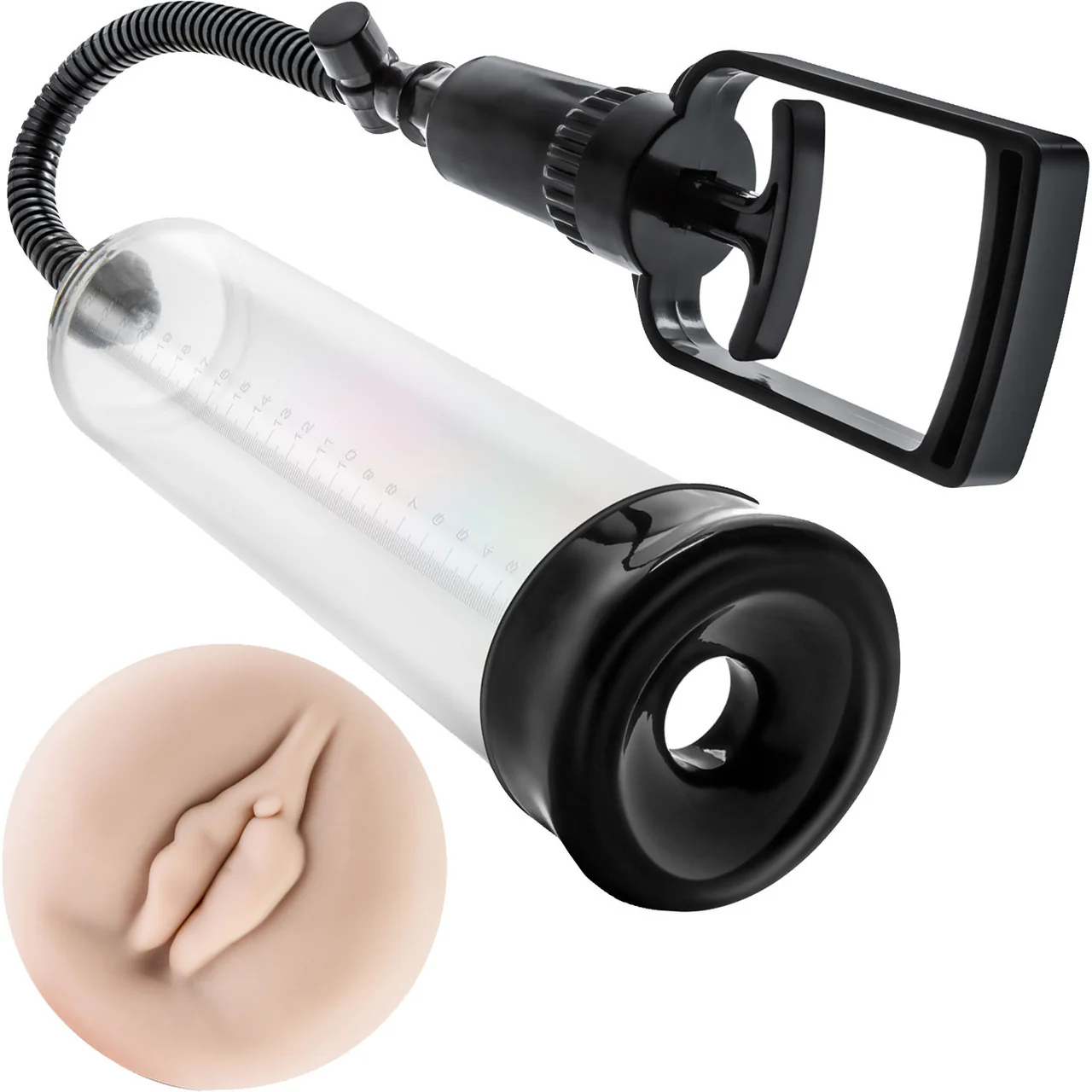 Performance VX5 Male Enhancement Penis Pump System With Realistic Sleeve By Blush - Clear - Image 5