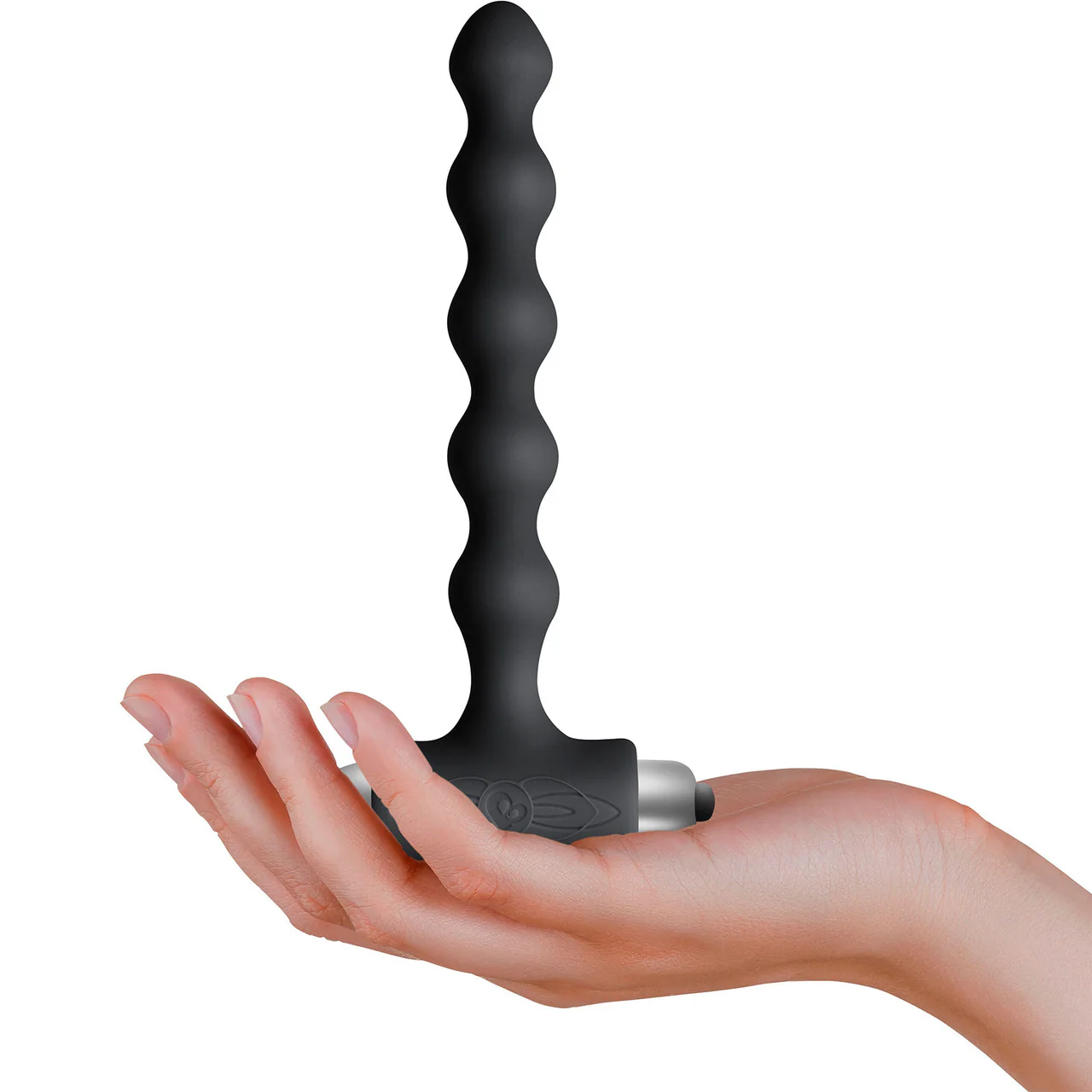 Petite Sensations Pearls 7 Function Vibrating Anal Beads By Rocks-Off - Black - Image 3
