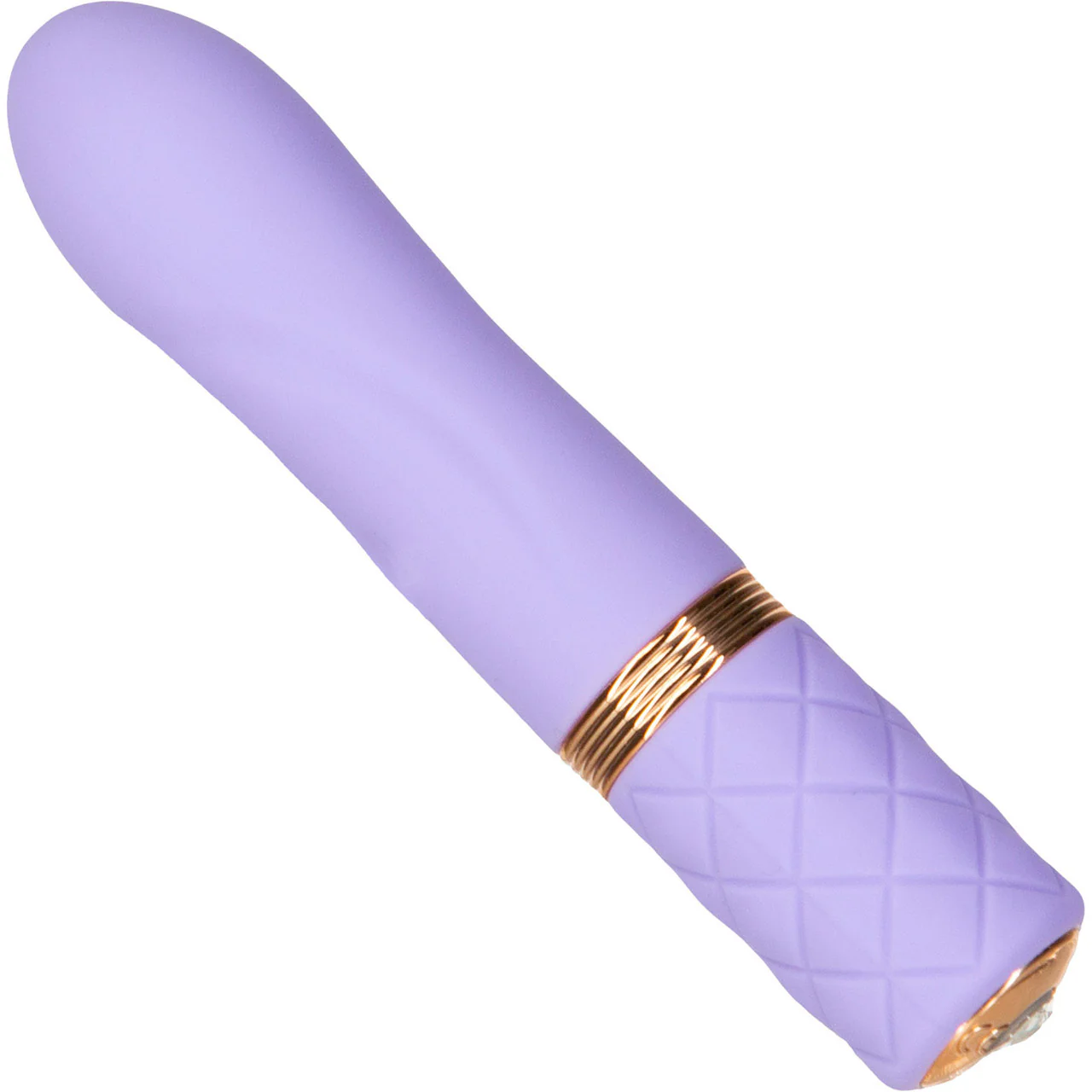 Pillow Talk Flirty Special Edition Silicone Mini Vibrator - Purple & Rose Gold - Image 4