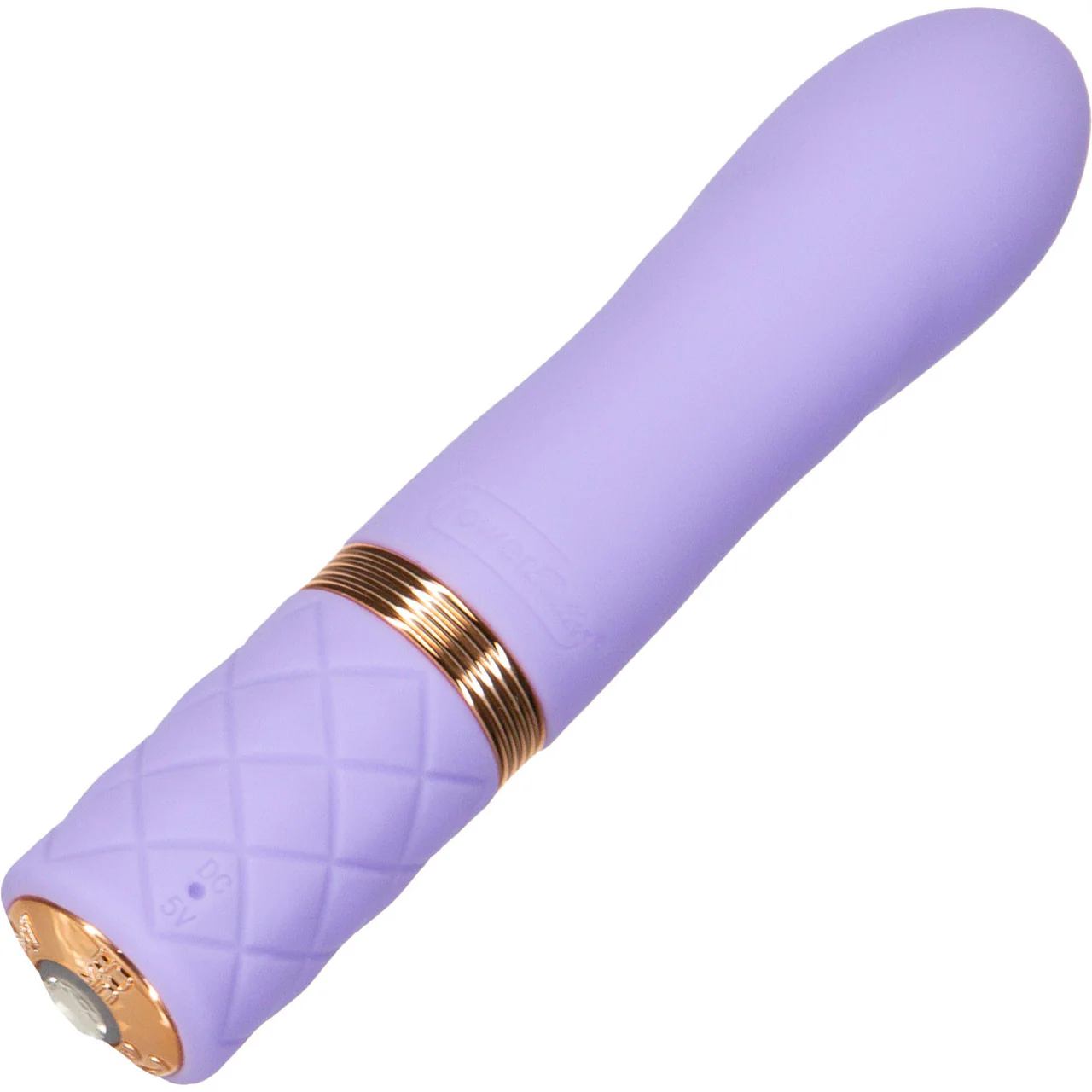 Pillow Talk Flirty Special Edition Silicone Mini Vibrator - Purple & Rose Gold - Image 5
