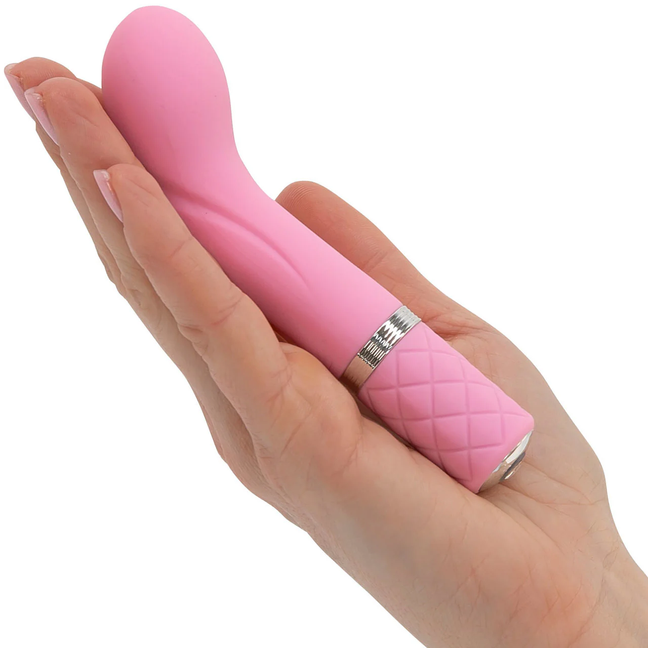 Pillow Talk Racy Silicone Rechargeable G-Spot Vibrator - Pink - Image 2