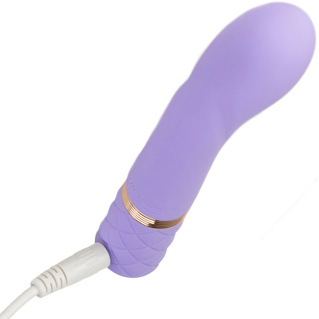 Pillow Talk Racy Special Edition Silicone G-Spot Vibrator - Purple & Rose Gold - Image 4