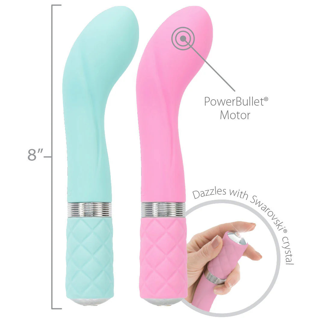 Pillow Talk Sassy Silicone Rechargeable G-Spot Vibrator - Pink - Image 3