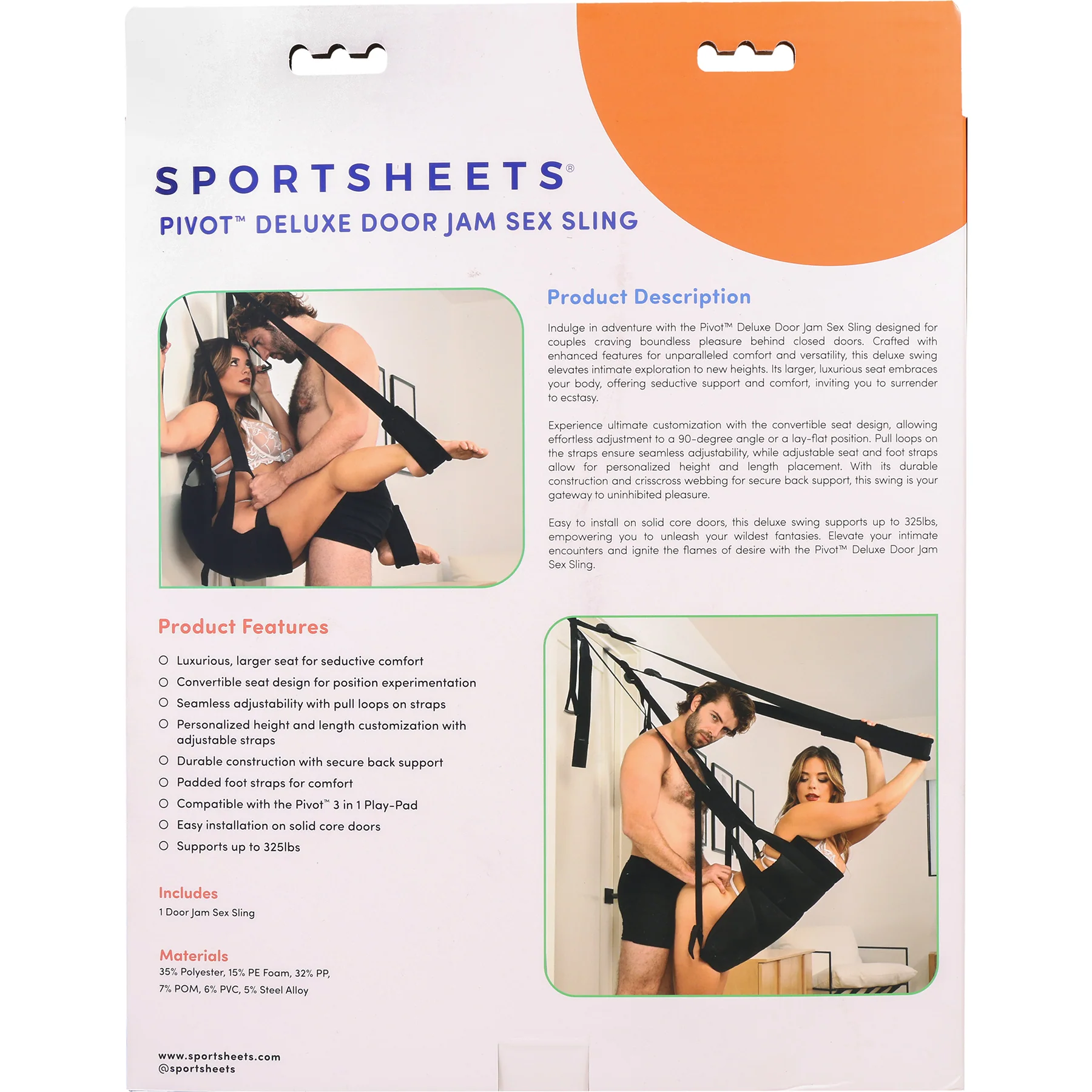 Pivot Deluxe Door Jam Sex Sling By Sportsheets - Image 18