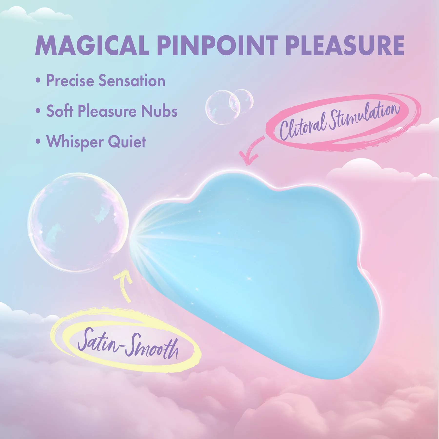 Play With Me Cuddle Cloud Silicone Rechargeable Clitoral Stimulator By Blush - Image 9