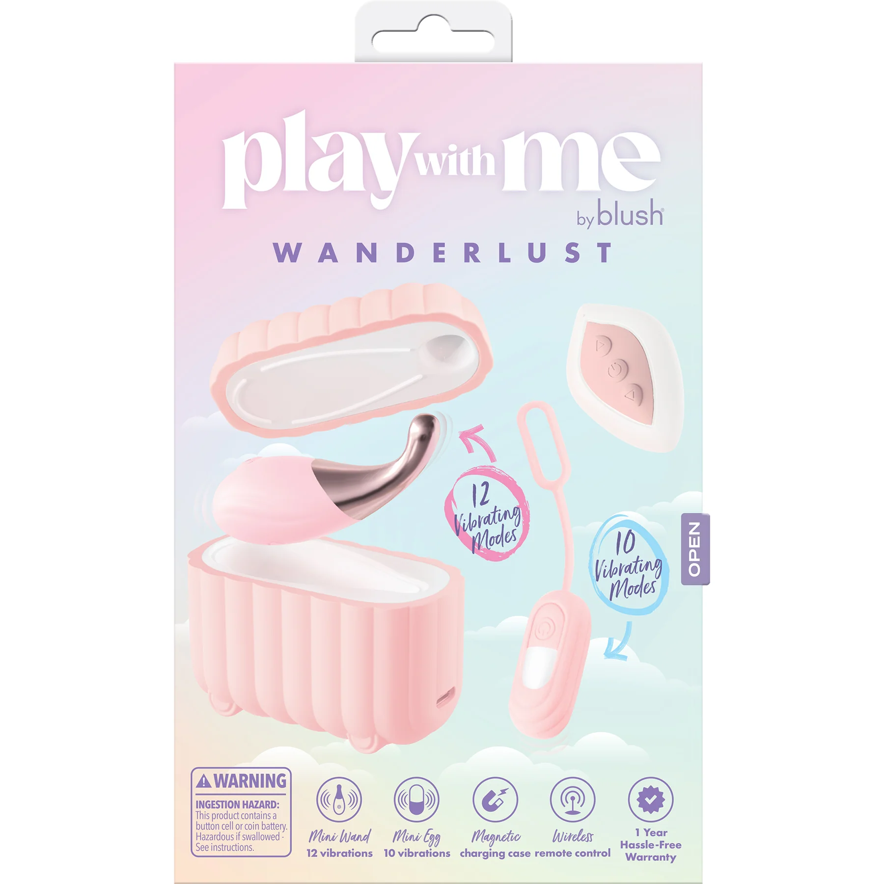 Play With Me Wanderlust Silicone Rechargeable Mini Vibrator Set By Blush - Image 12