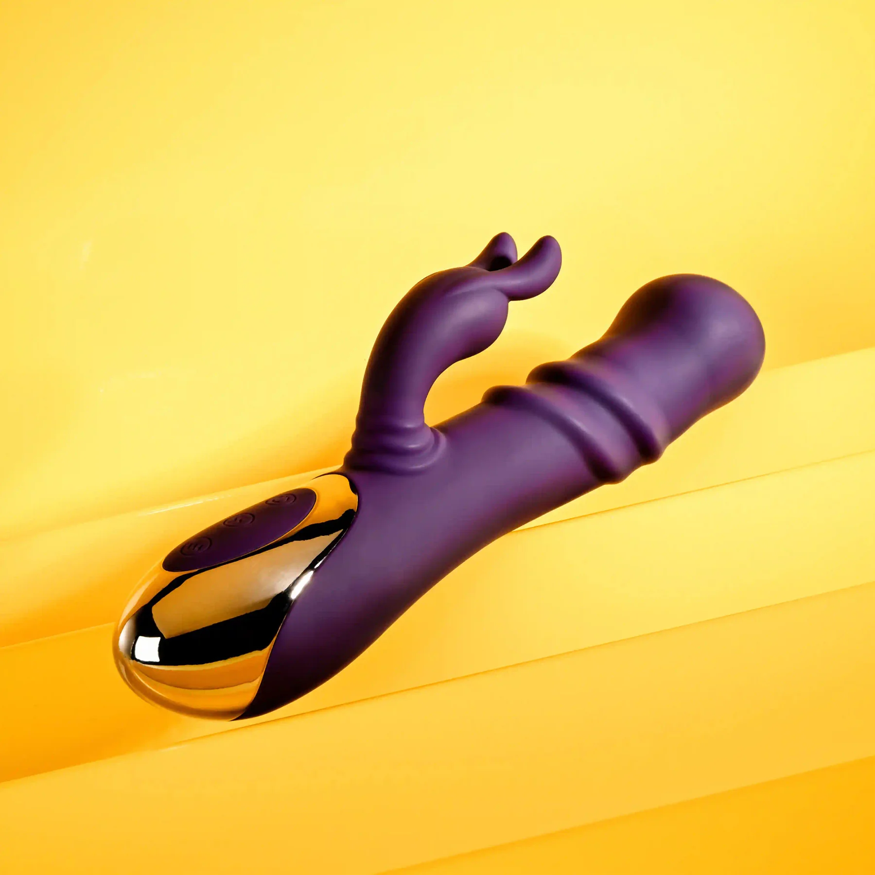 Playboy Pleasure Bunny Punch Silicone Rabbit Vibrator With G-Spot Swirl - Image 14