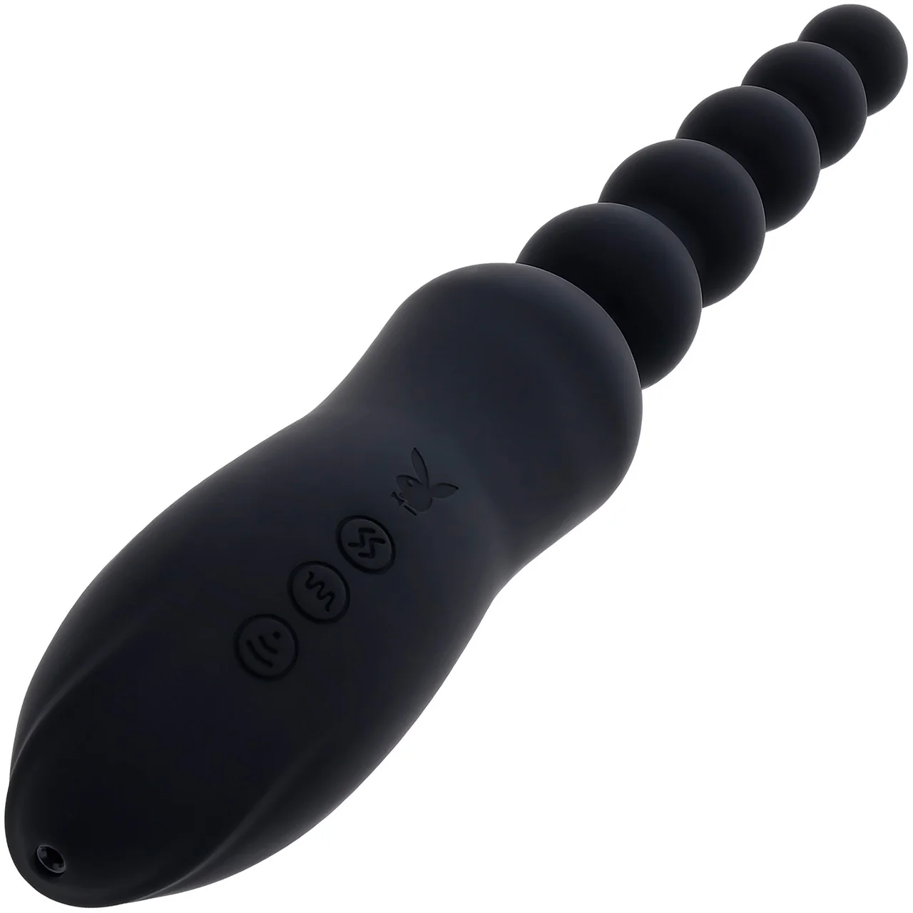 Playboy Pleasure Let It Bead Anal Beads & Clitoral Suction Rechargeable Silicone Dual Purpose Vibrator - Image 7