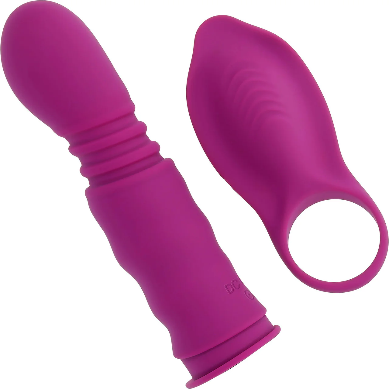 Playboy Pleasure Match Play Silicone Dual Stimulation Thrusting Vibrator With Removable Cock Ring - Image 6