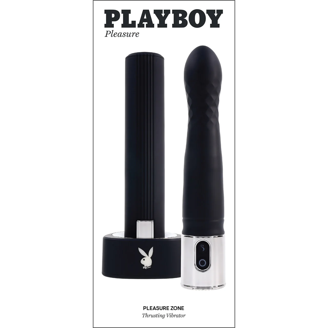 Playboy Pleasure - Pleasure Zone Rechargeable Waterproof Silicone Thrusting Vibrator With Case - Image 10