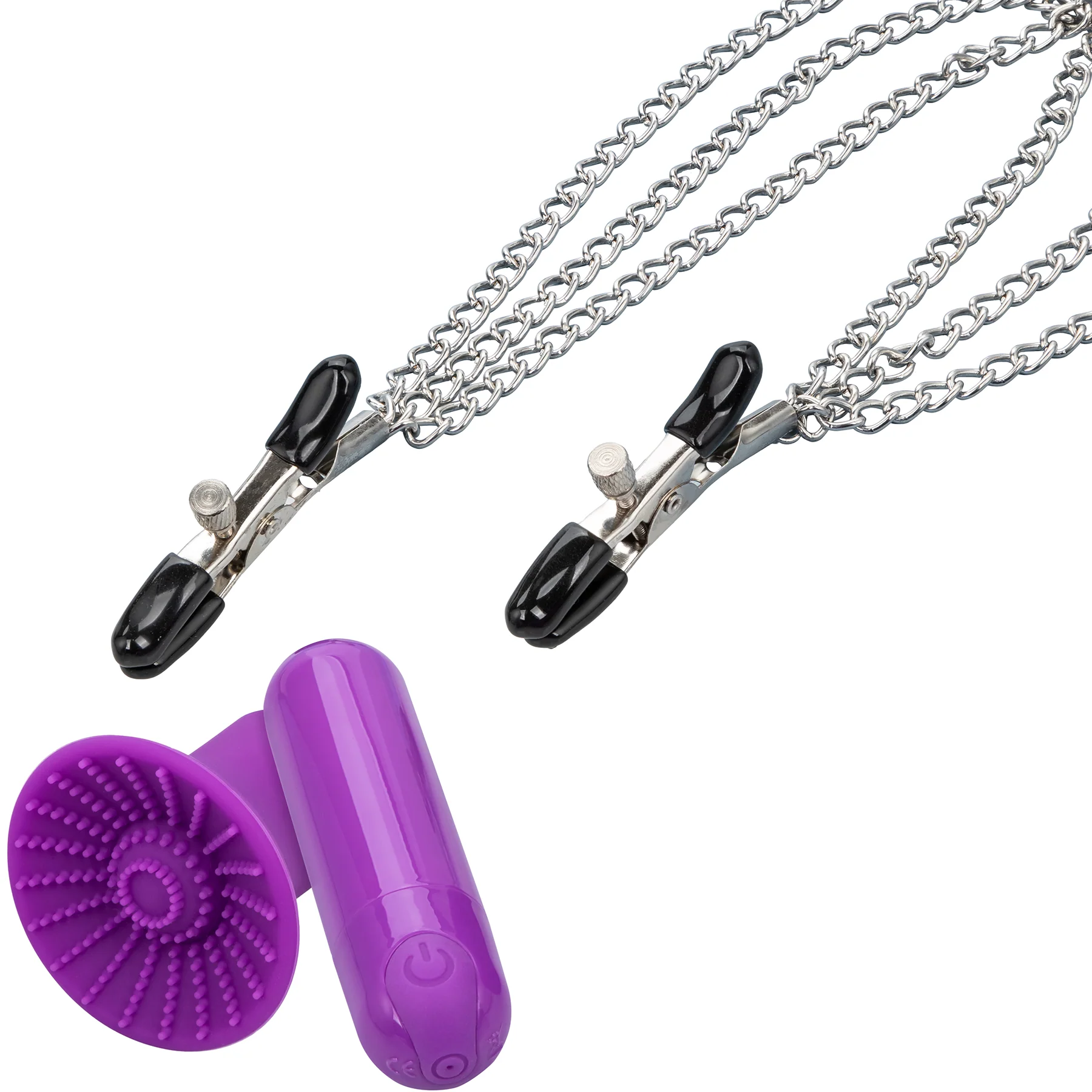 Pleasure Kits Passion Collection With Bullet, Nipple Clamps & Nipple Teaser By CalExotics - Image 3