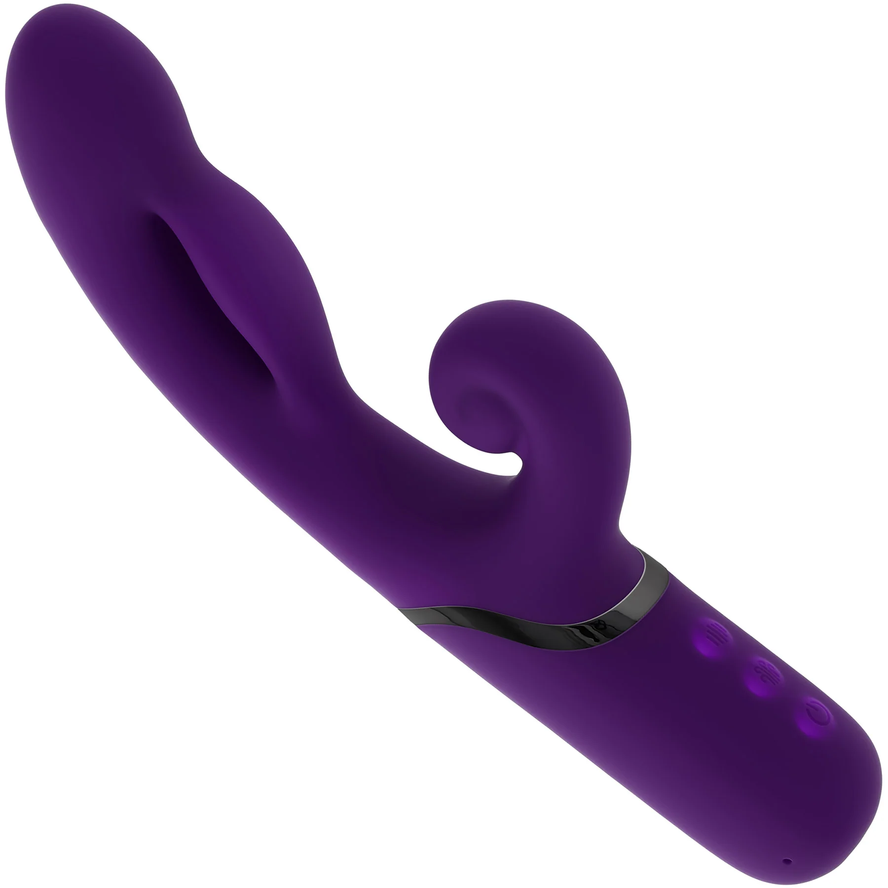 Pleasure Puff Inflating Rechargeable Silicone Rabbit Vibrator By Evolved Novelties - Image 5