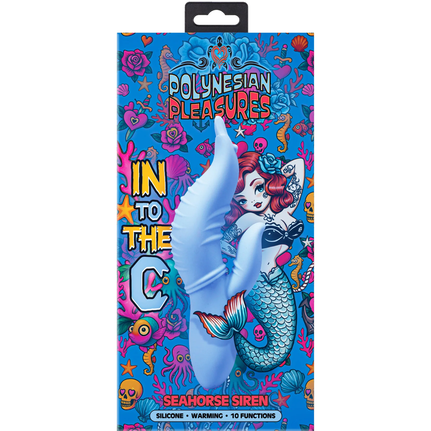 Polynesian Pleasures Into The C Seahorse Siren Warming Silicone Dual Stim Vibrator - Image 2