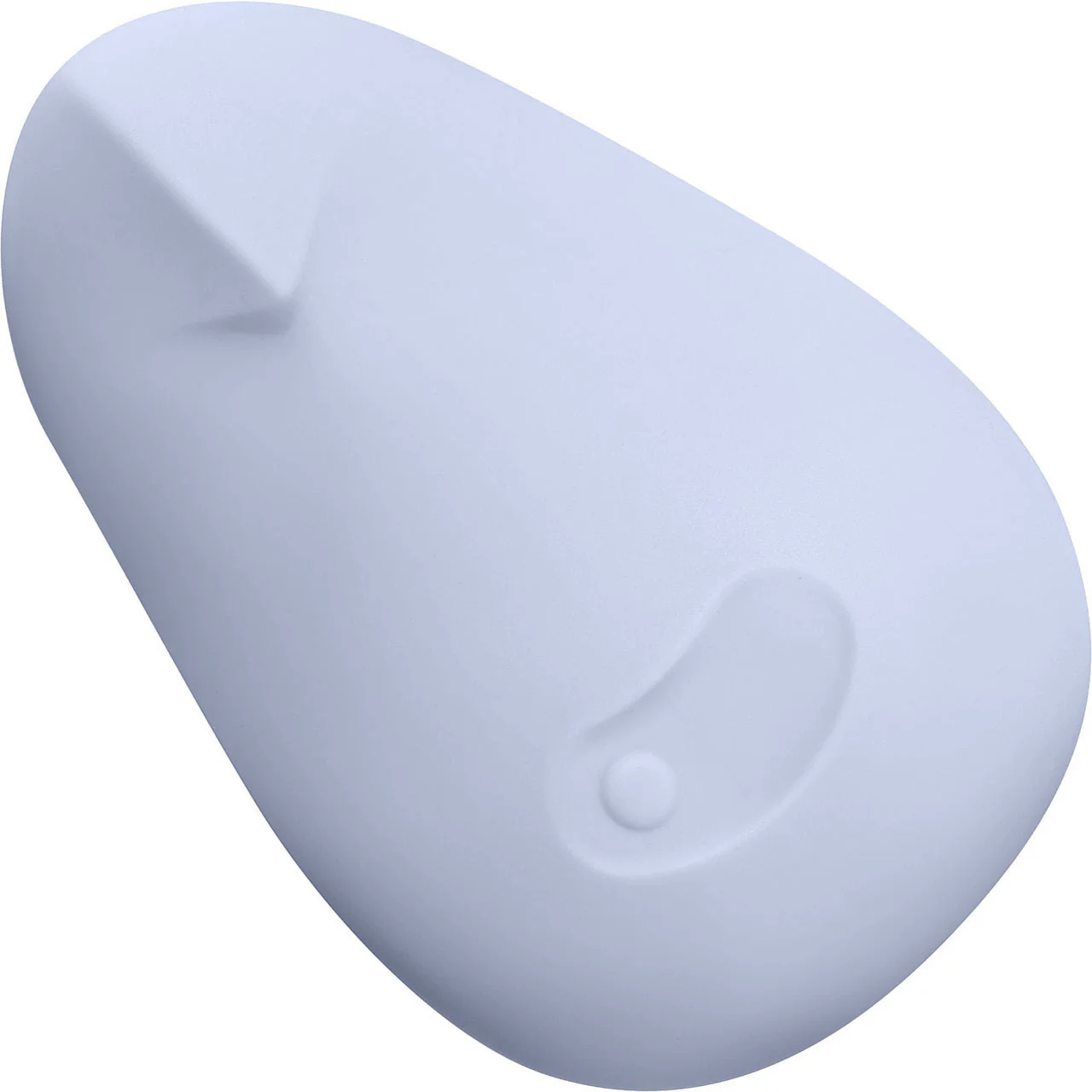POM Silicone Rechargeable Flexible Waterproof Vibrator by Dame - Ice - Image 3