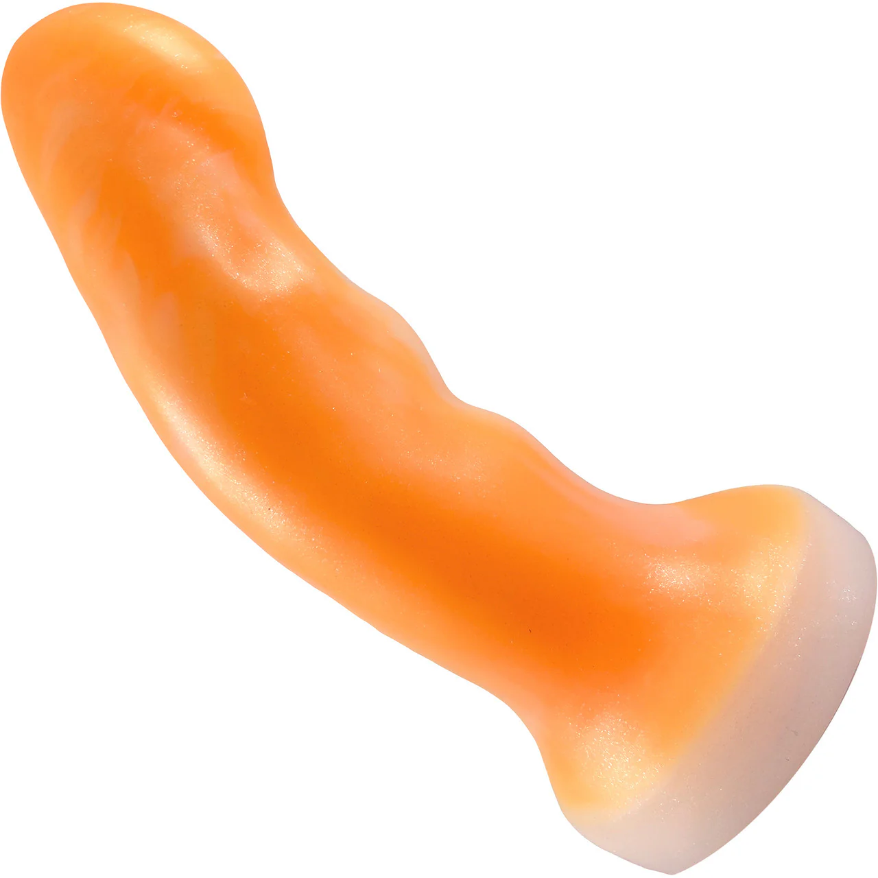 Pris Toys Xenamorph 6.75" Dual Density Silicone Dildo - Creamsicle - Image 2