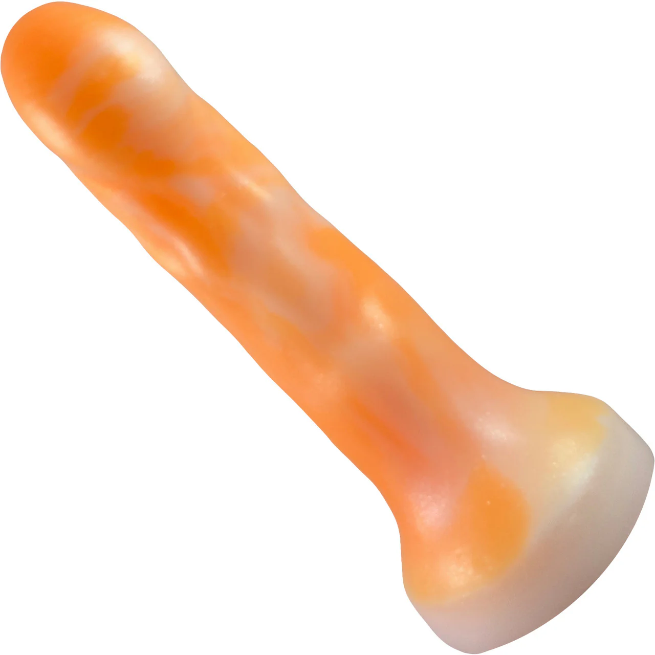 Pris Toys Xenamorph 6.75" Dual Density Silicone Dildo - Creamsicle - Image 4