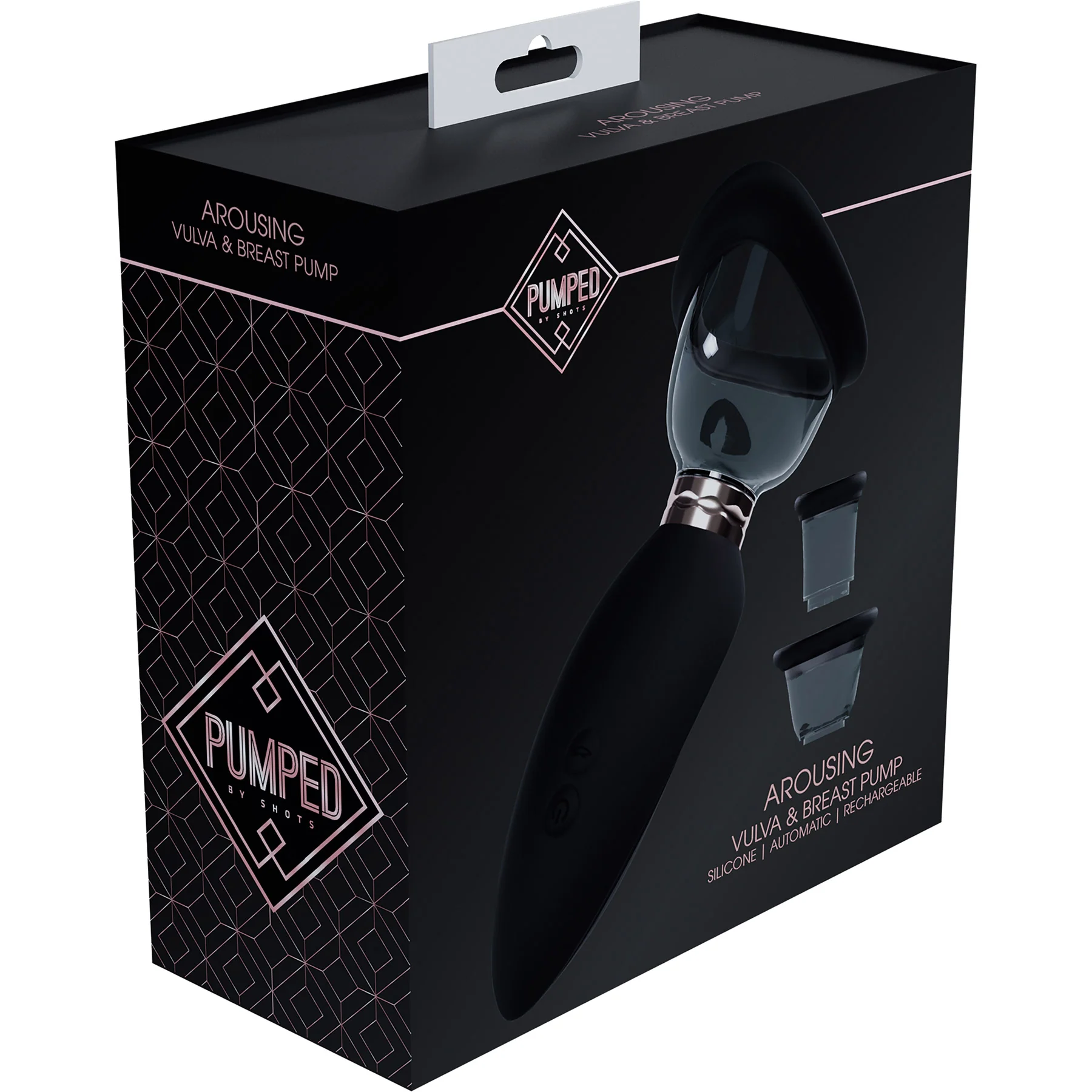 Pumped Arousing Automatic 5-Speed Silicone Vulva, Clitoris, Nipple & Breast Pump - Image 9