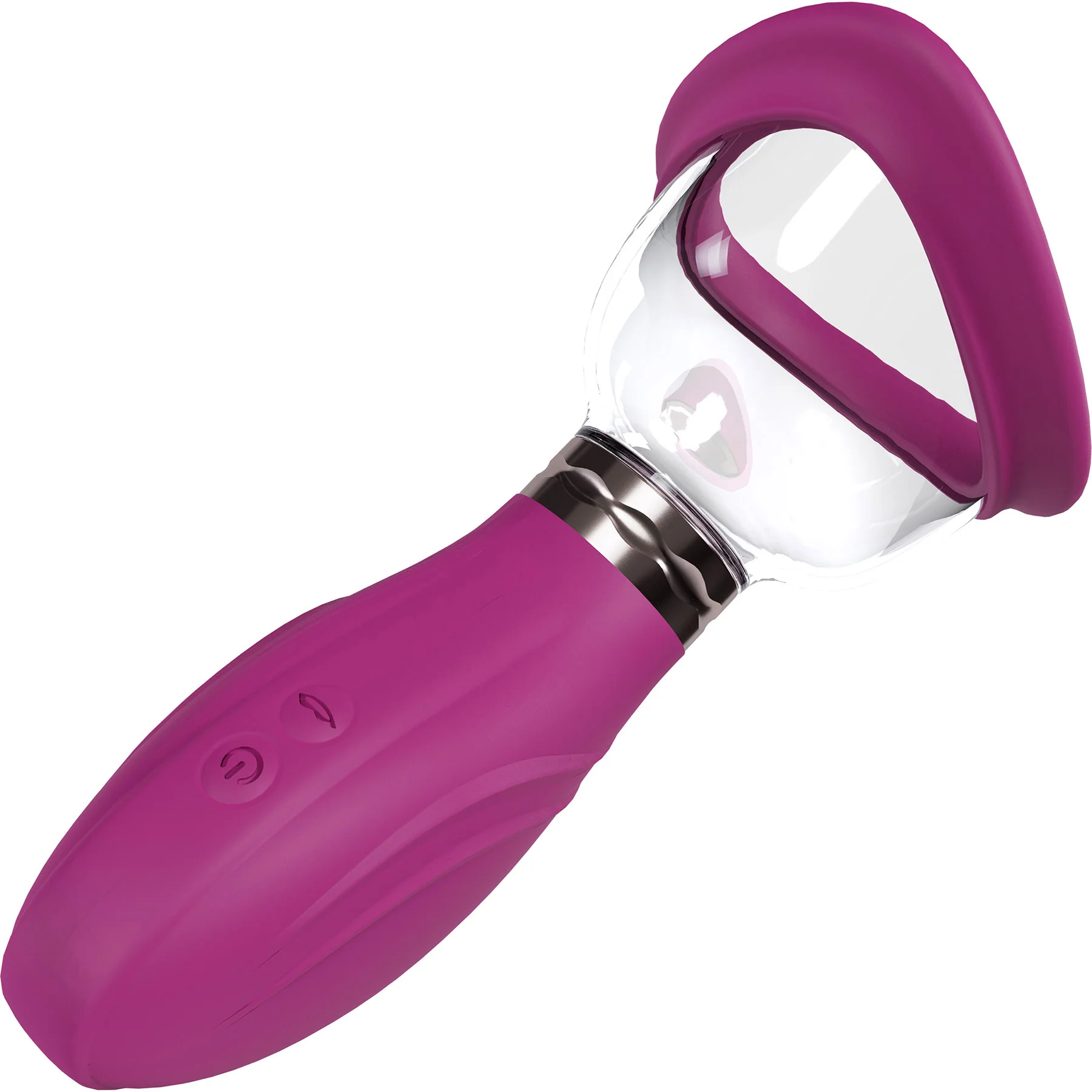 Pumped Delightful Automatic 5-Speed Silicone Vulva, Clitoris, Nipple & Breast Pump - Image 2