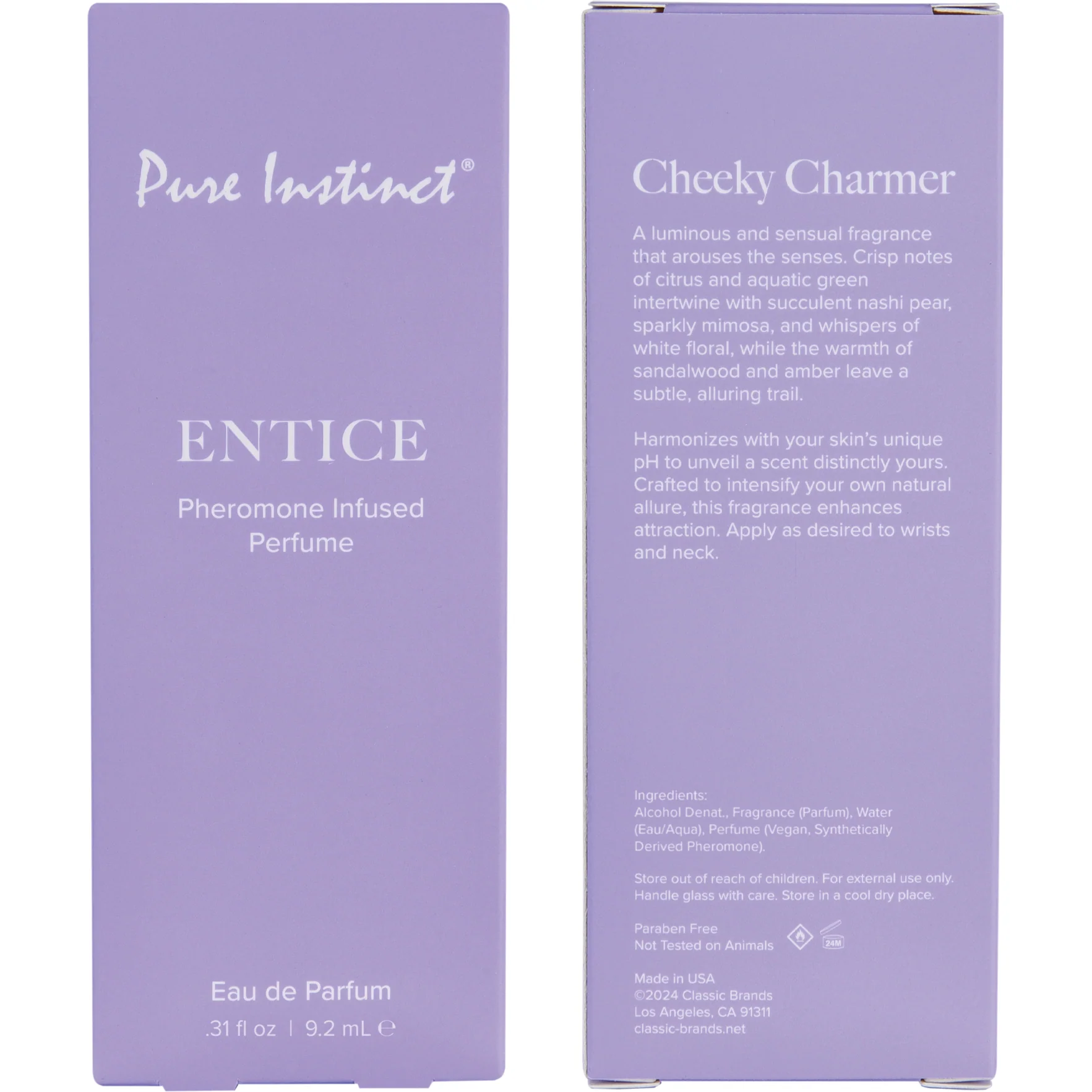 Pure Instinct Pheromone Infused Fragrance Spray - Entice .31 oz - Image 3
