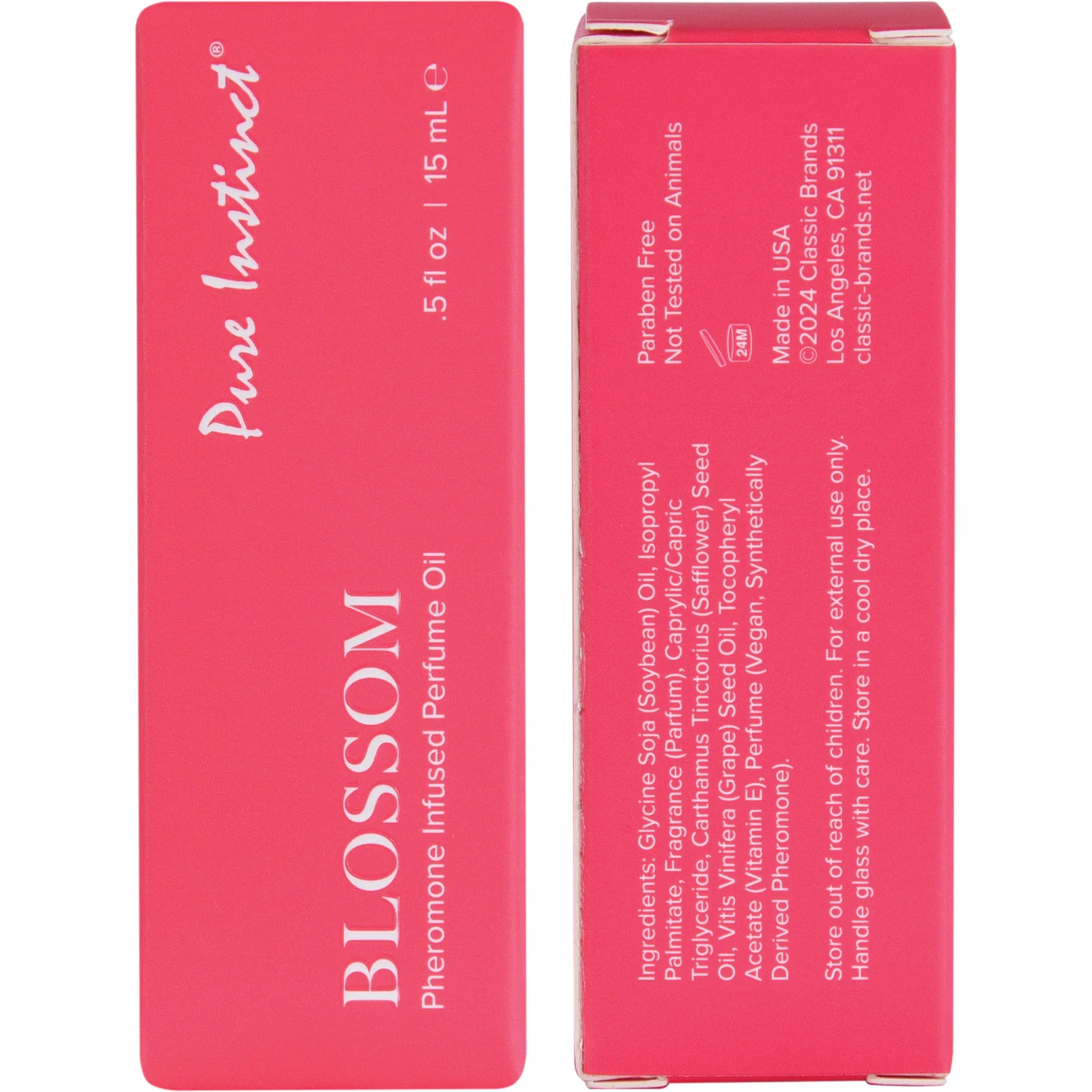 Pure Instinct Pheromone Infused Perfume Oil - Blossom .5 oz - Image 3