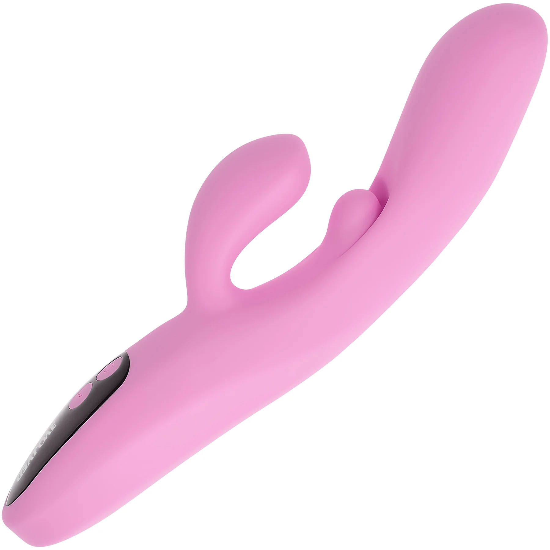 Push The Button Silicone Rabbit Vibrator With G-Spot Bud By Evolved Novelties - Image 5