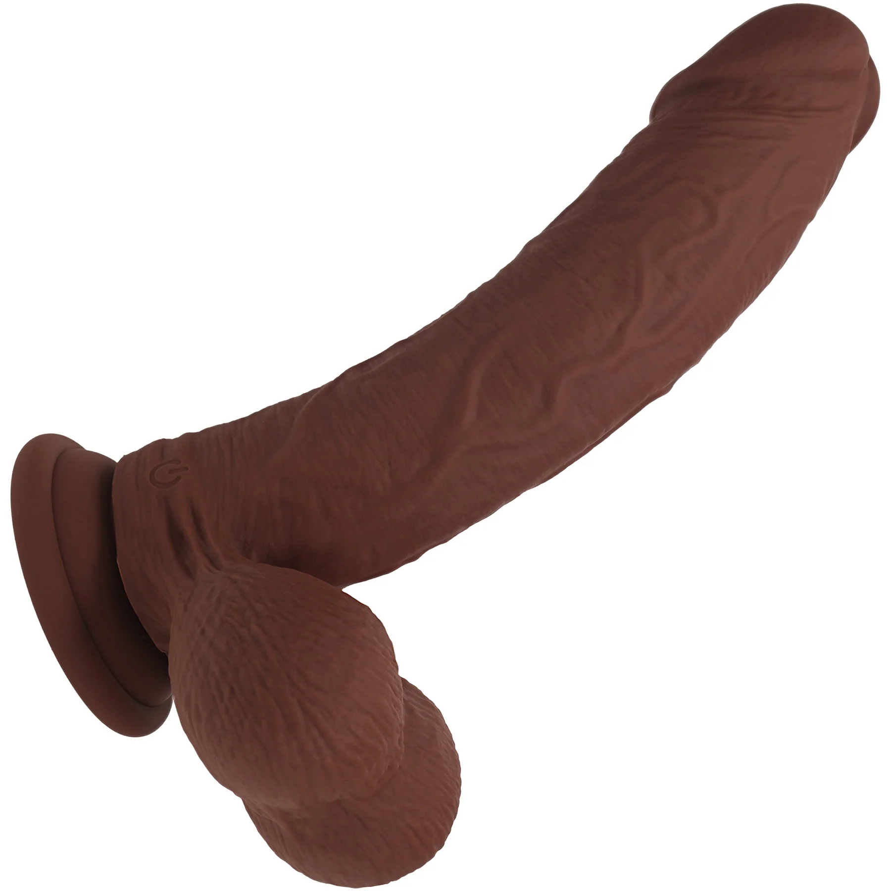RealRock® 8" Realistic Dual Density Vibrating Silicone Dildo With Weighted Balls - Image 2