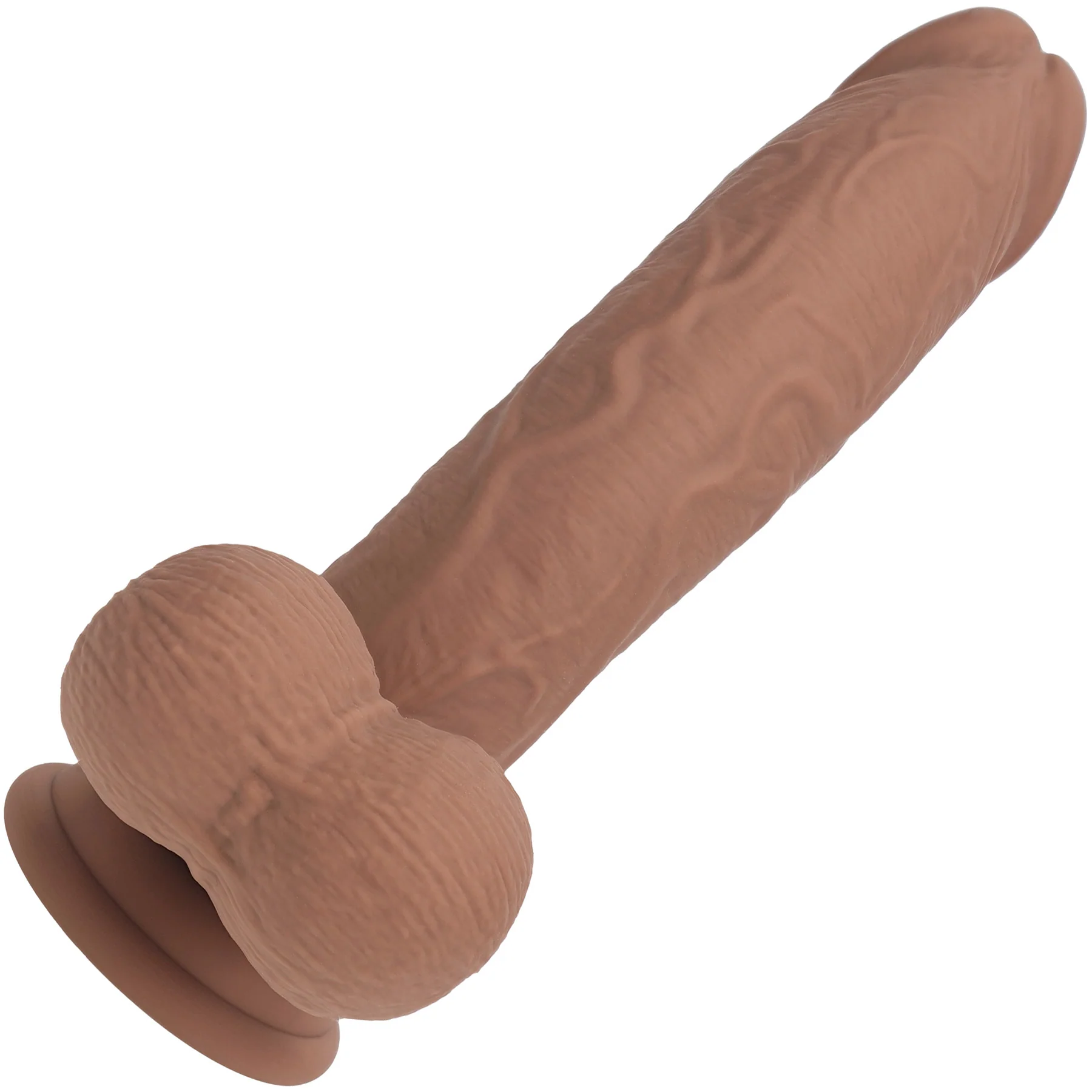 RealRock® 8" Realistic Dual Density Vibrating Silicone Dildo With Weighted Balls - Image 22