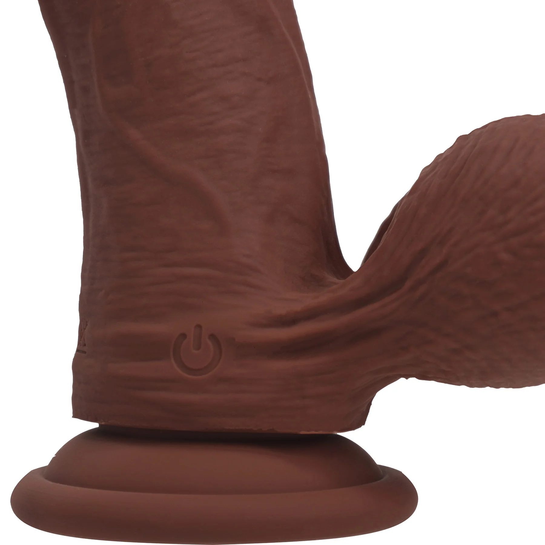 RealRock® 8" Realistic Dual Density Vibrating Silicone Dildo With Weighted Balls - Image 8