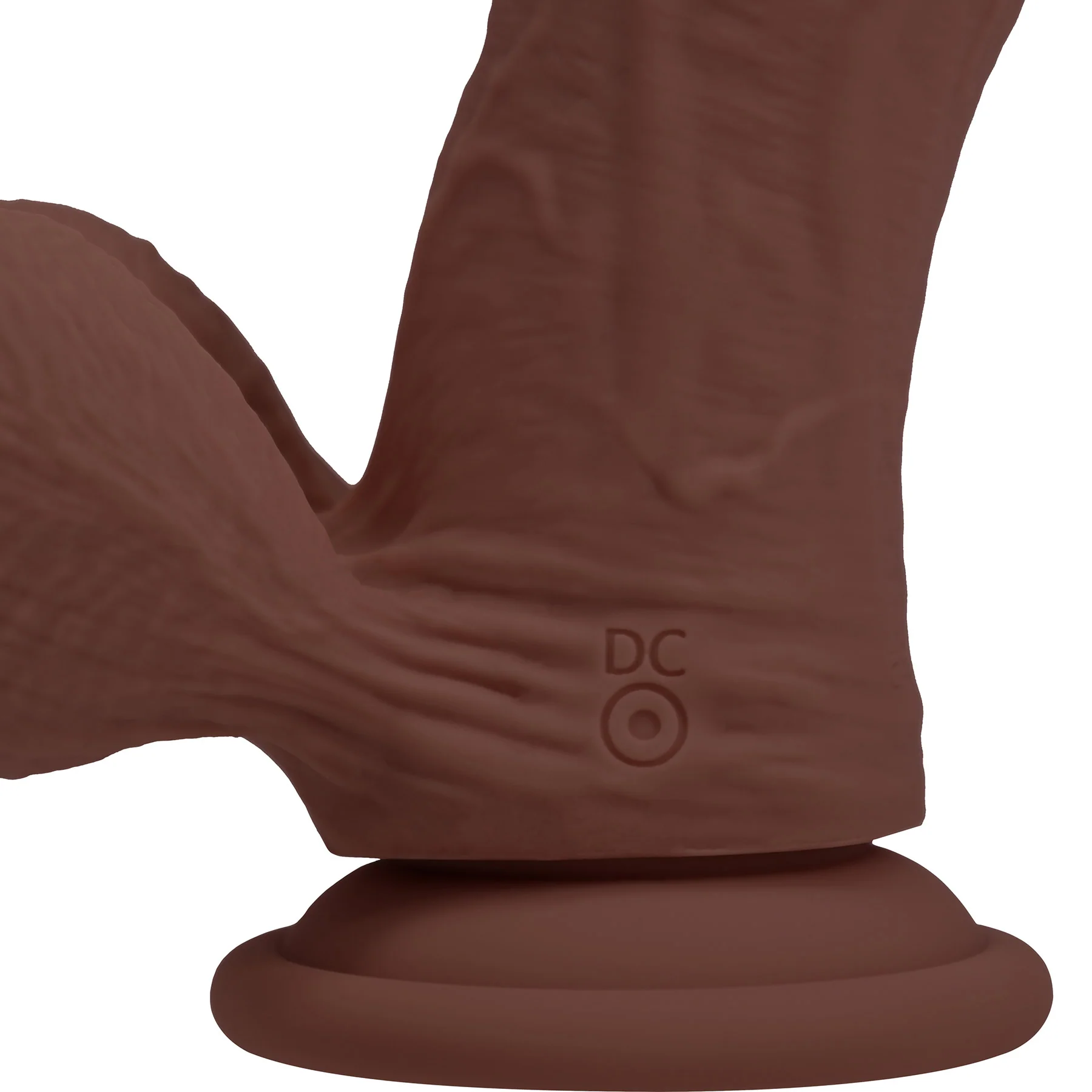 RealRock® 8" Realistic Dual Density Vibrating Silicone Dildo With Weighted Balls - Image 9