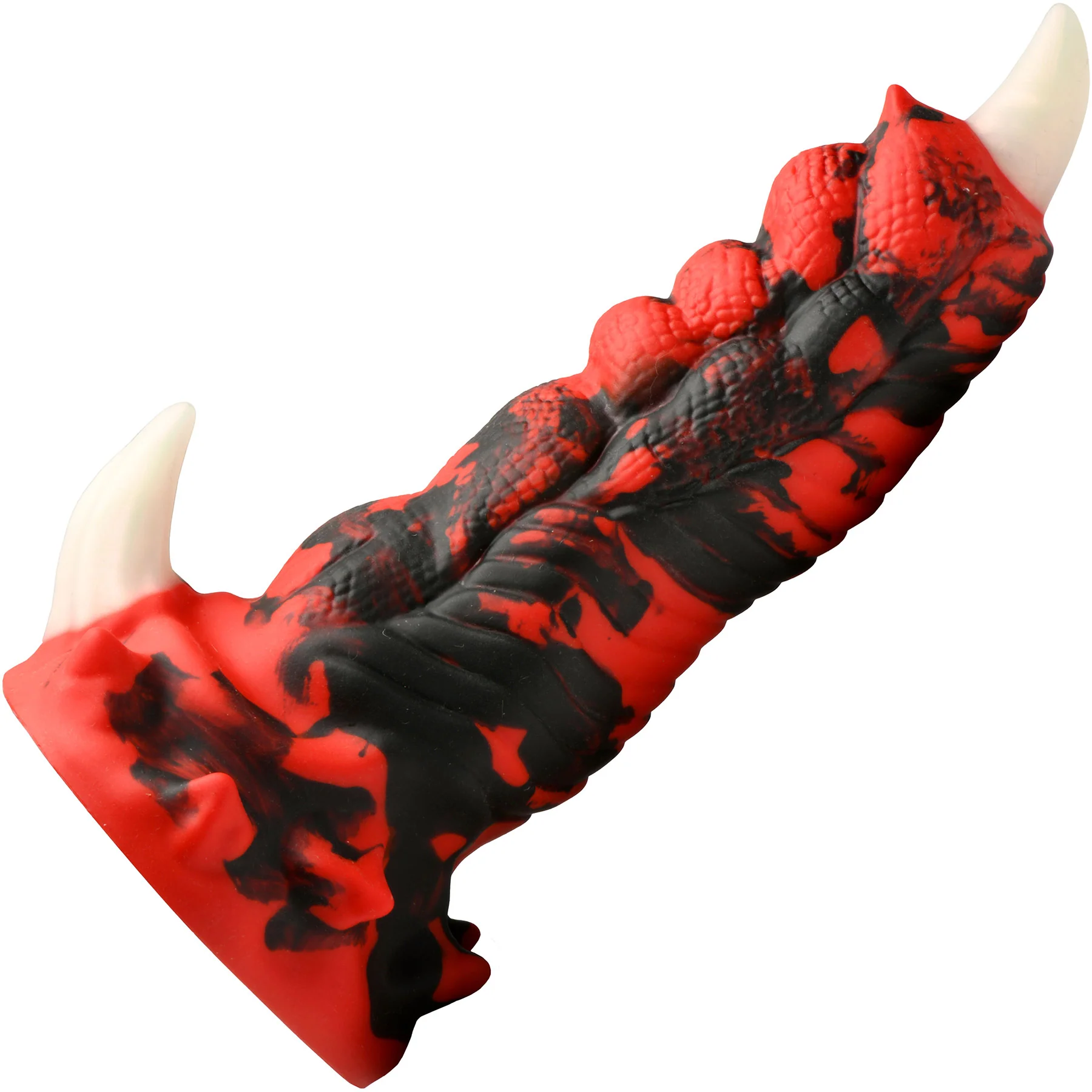 Red Talon Vibrating 7.1" Silicone Dildo With Remote By Creature Cocks - Image 4