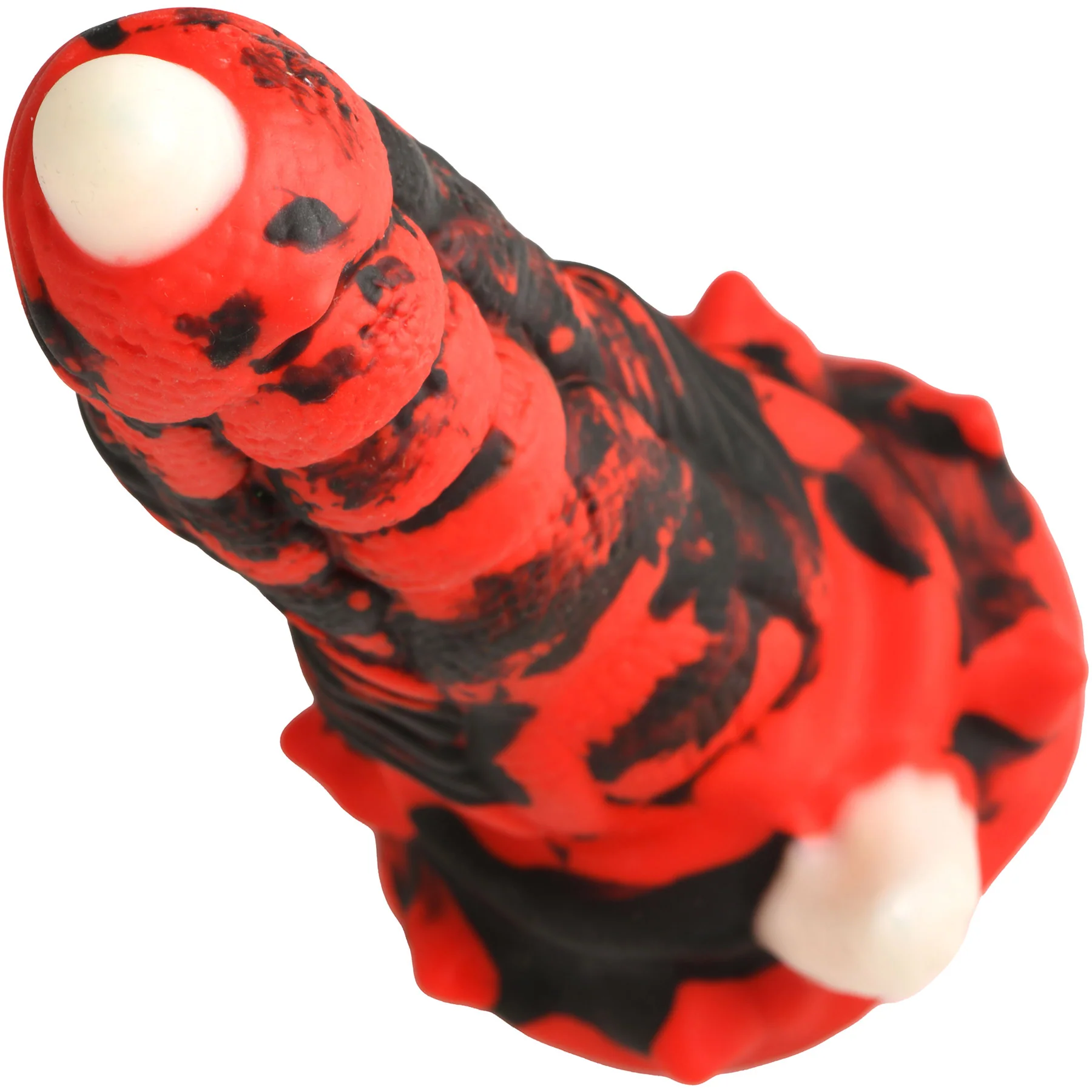 Red Talon Vibrating 7.1" Silicone Dildo With Remote By Creature Cocks - Image 9