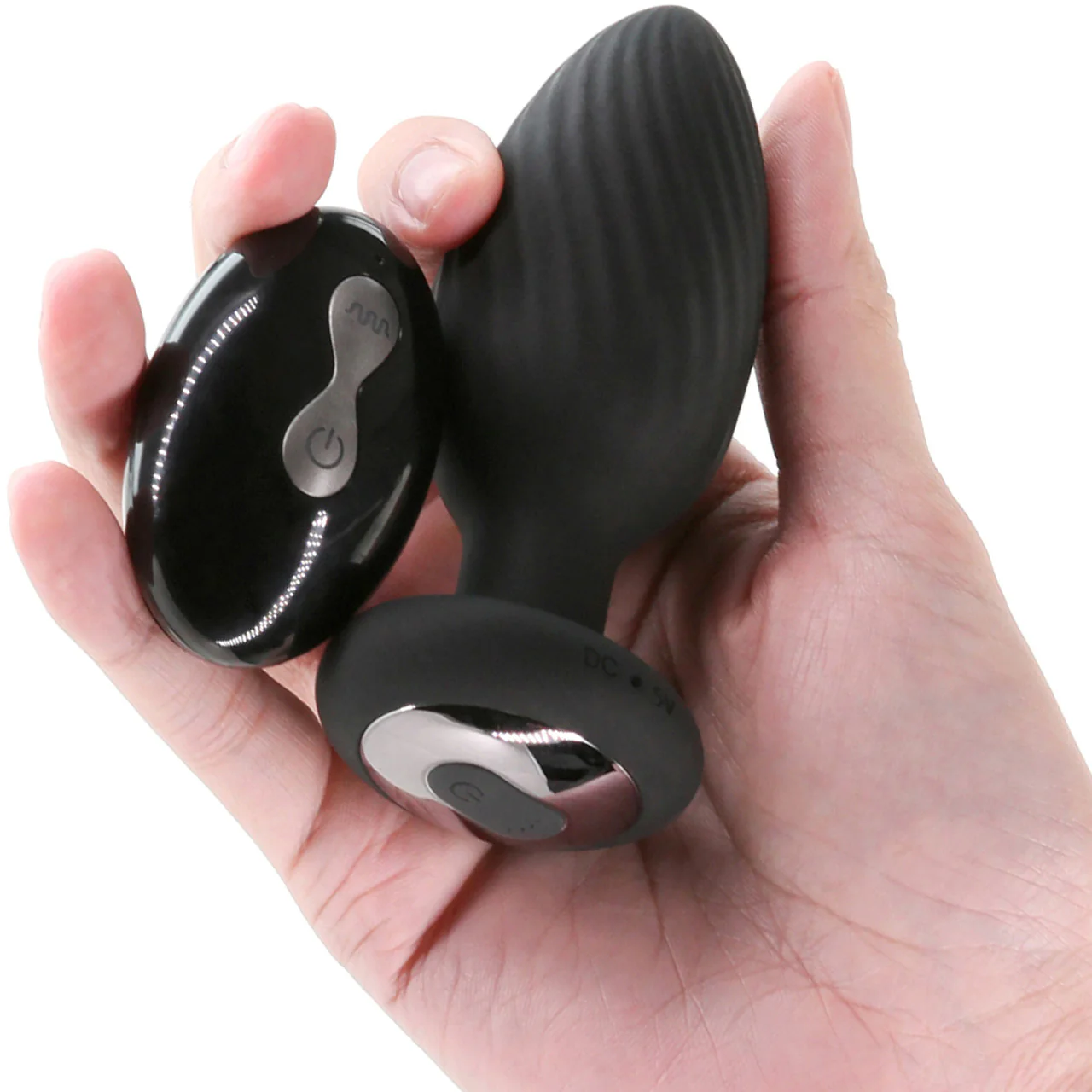 Renegade Alpine 2.0 Rechargeable Waterproof Silicone Gyrating & Vibrating Anal Plug With Remote - Black - Image 2