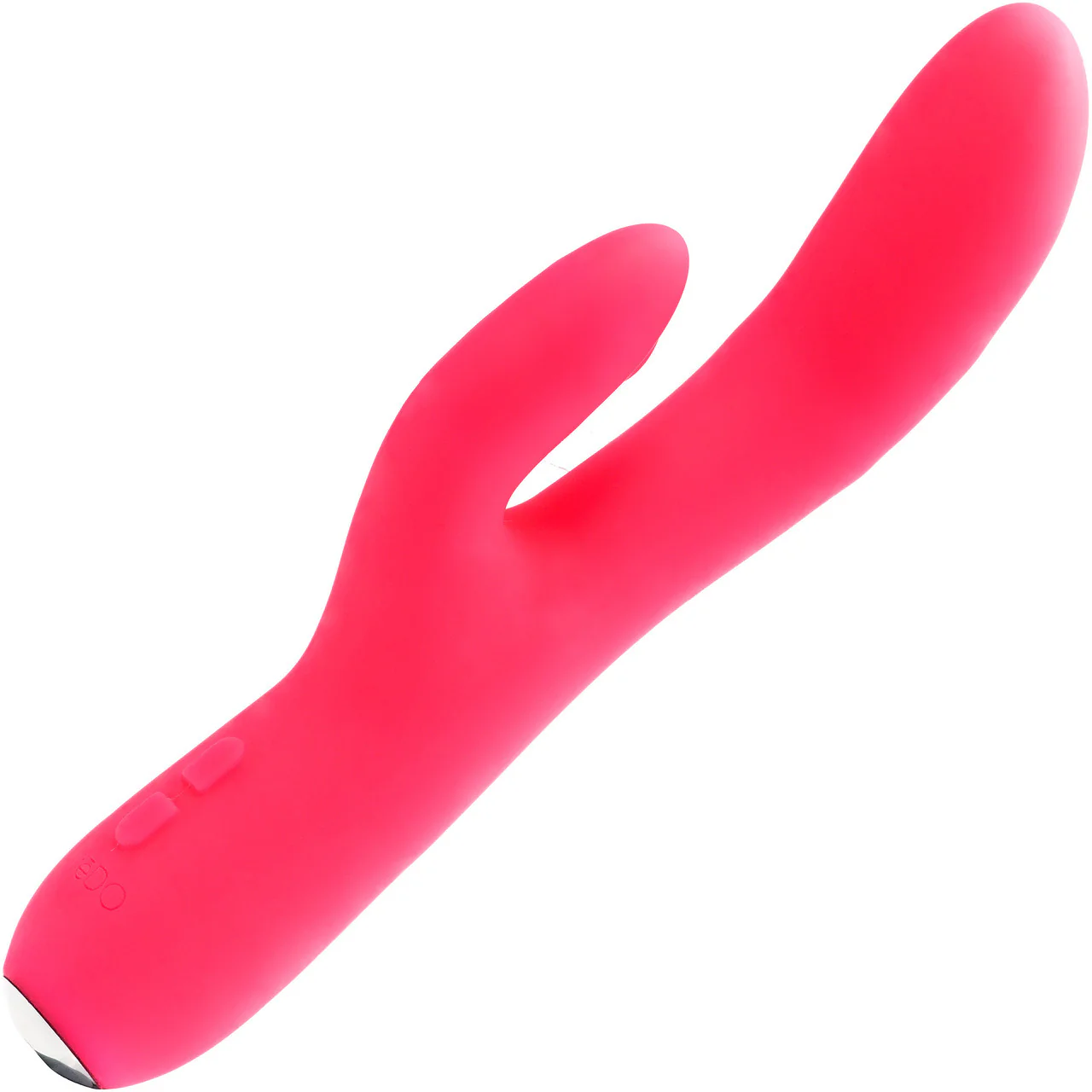 ROCKIE 12 Function Rechargeable Silicone Rabbit Style Vibrator By VeDO - Pink - Image 3