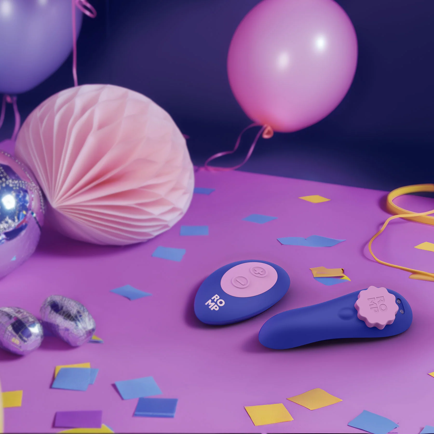 ROMP Party Rechargeable Silicone Panty Vibrator With Remote - Image 7