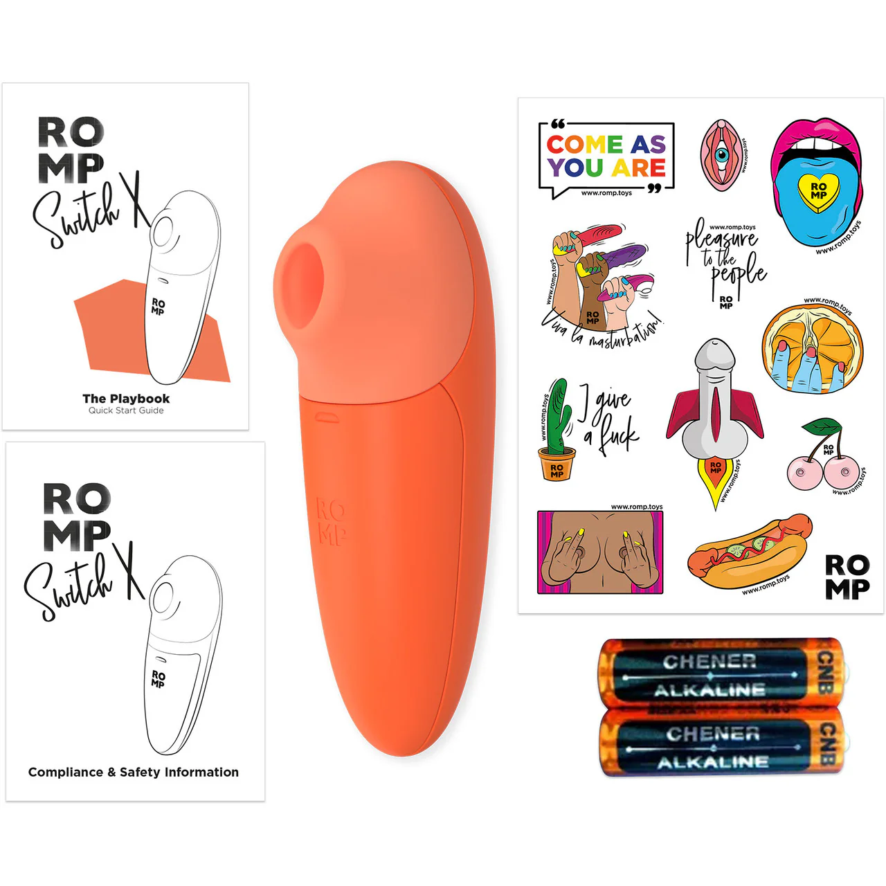 ROMP Switch X Silicone Pleasure Air Clitoral Vibrator - Image 4