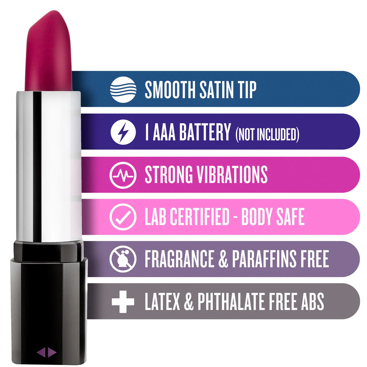 Rose Lipstick Vibe by Blush Novelties - Image 6