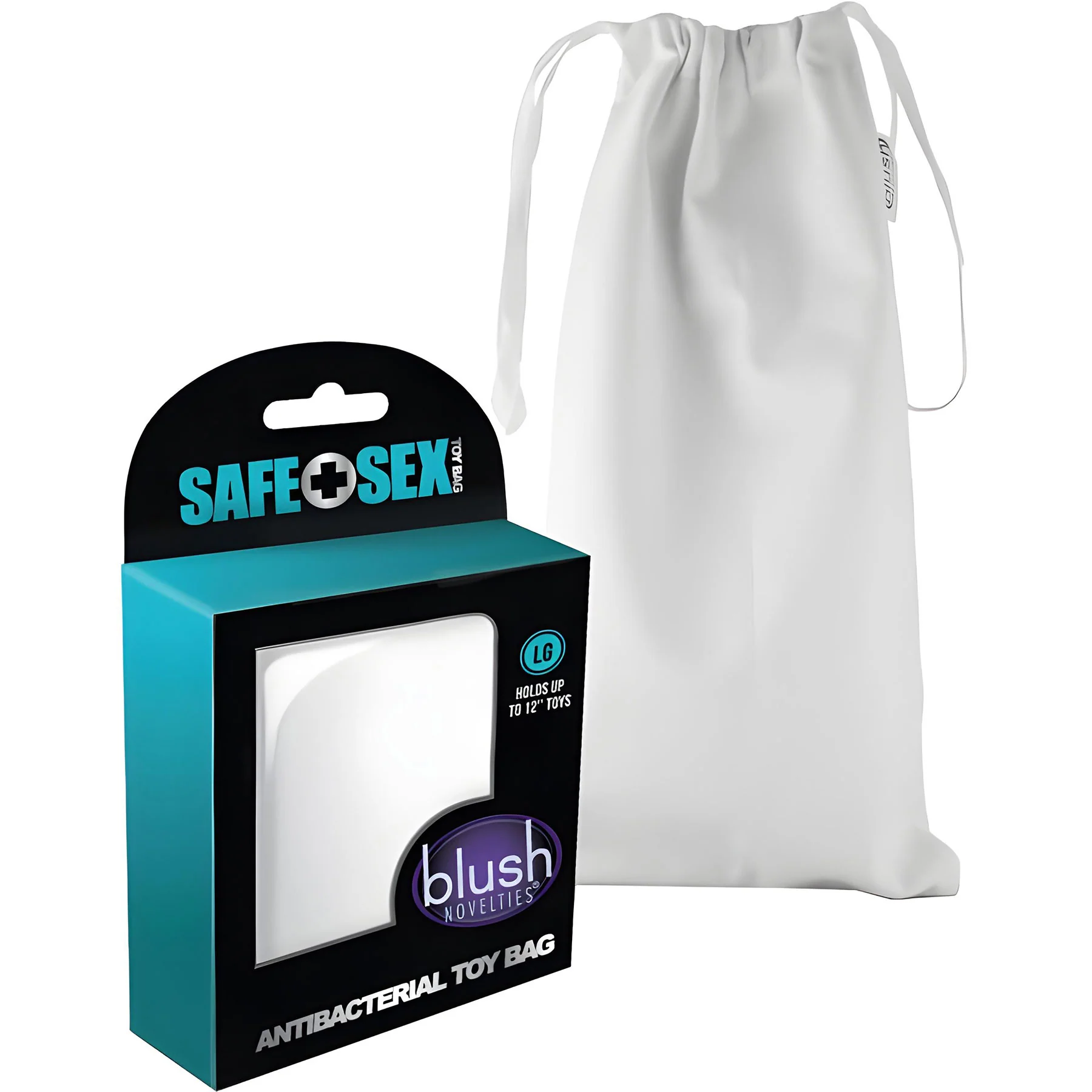 Safe Sex Large Antibacterial Sex Toy Storage Bag By Blush