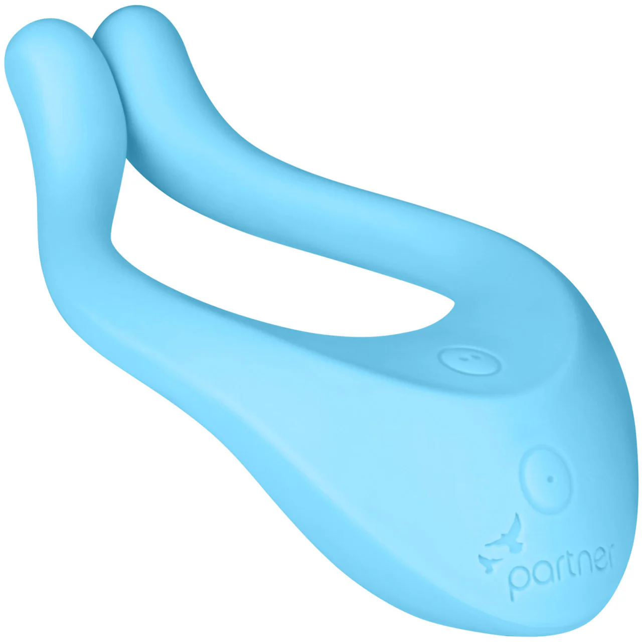Satisfyer Endless Love Rechargeable Silicone Couples Vibrator - Blue - Image 2