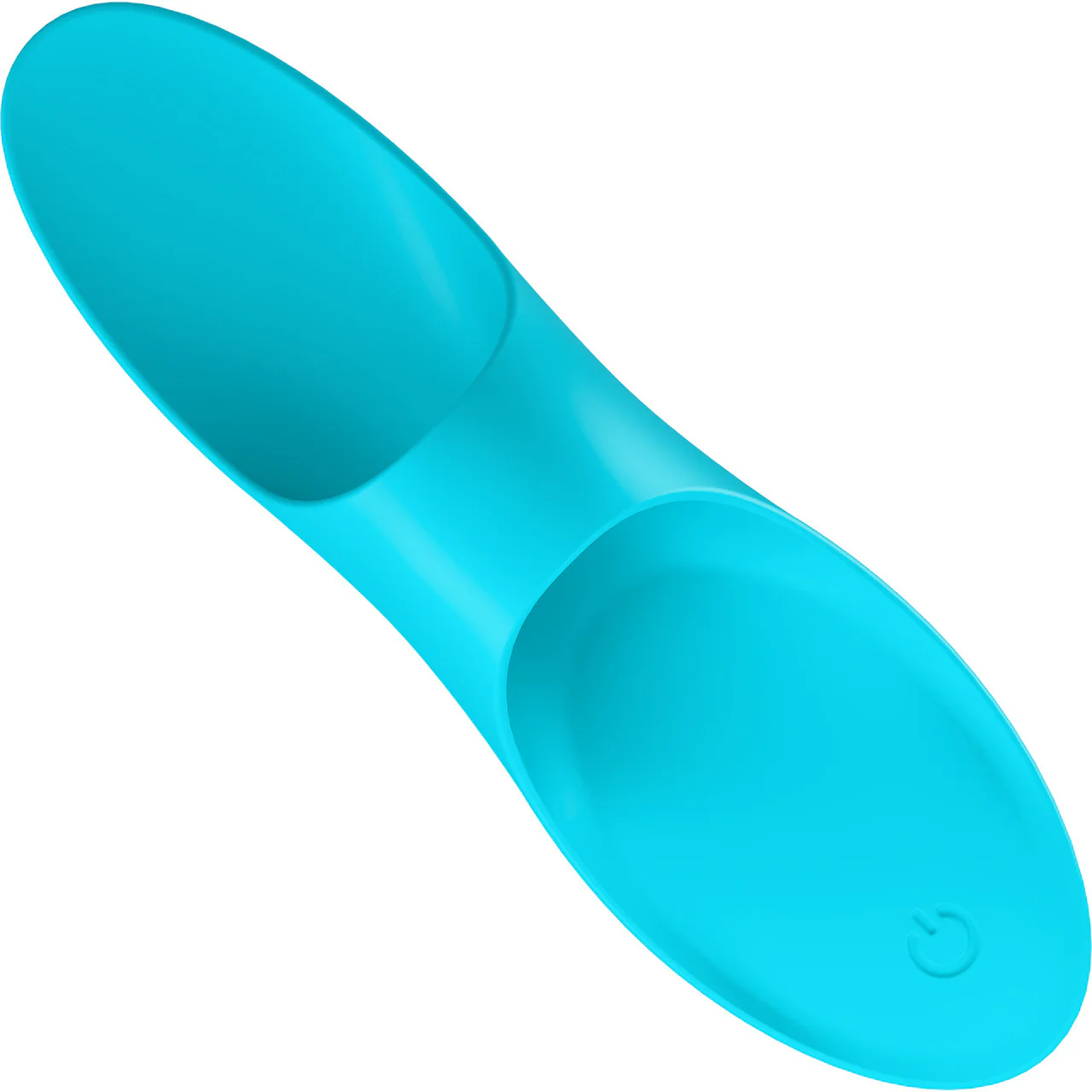 Satisfyer Teaser Rechargeable Waterproof Silicone Finger Vibrator - Blue - Image 4