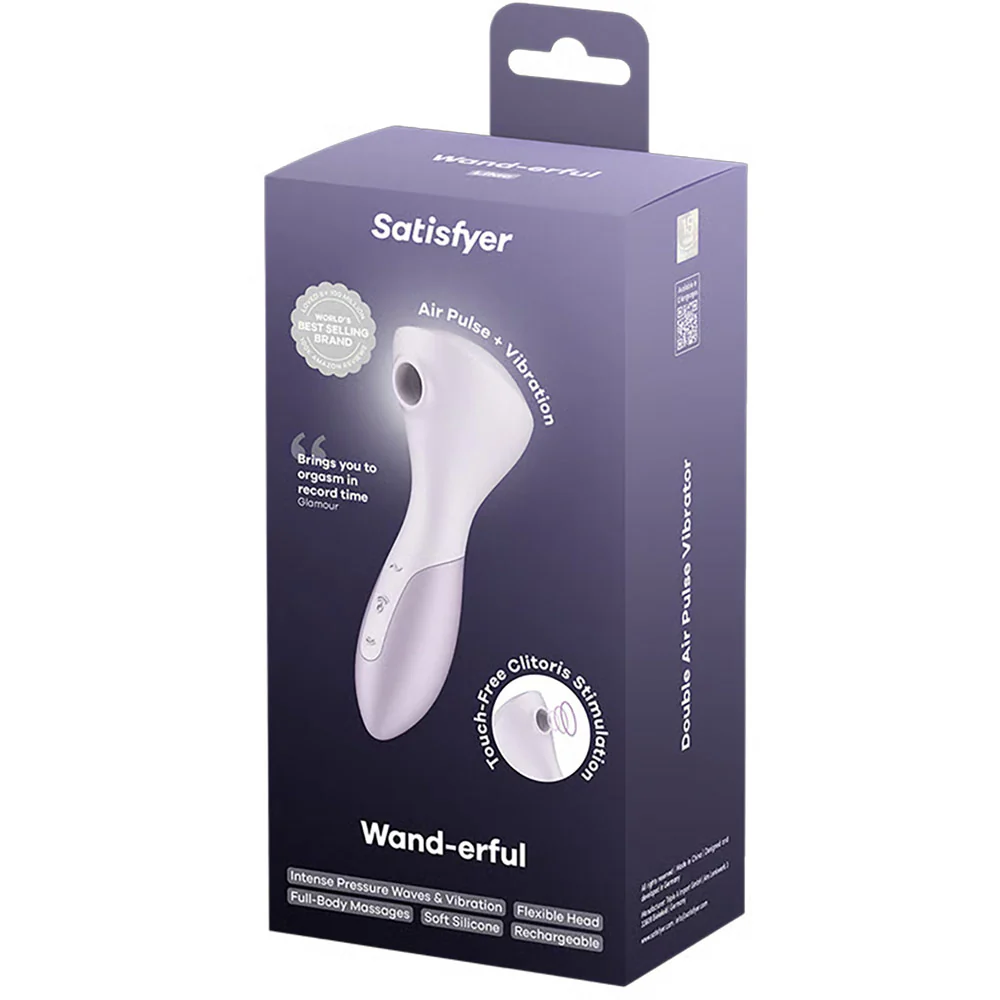 Satisfyer Wand-erful Pressure Wave Silicone Clitoral Stimulator - Image 2