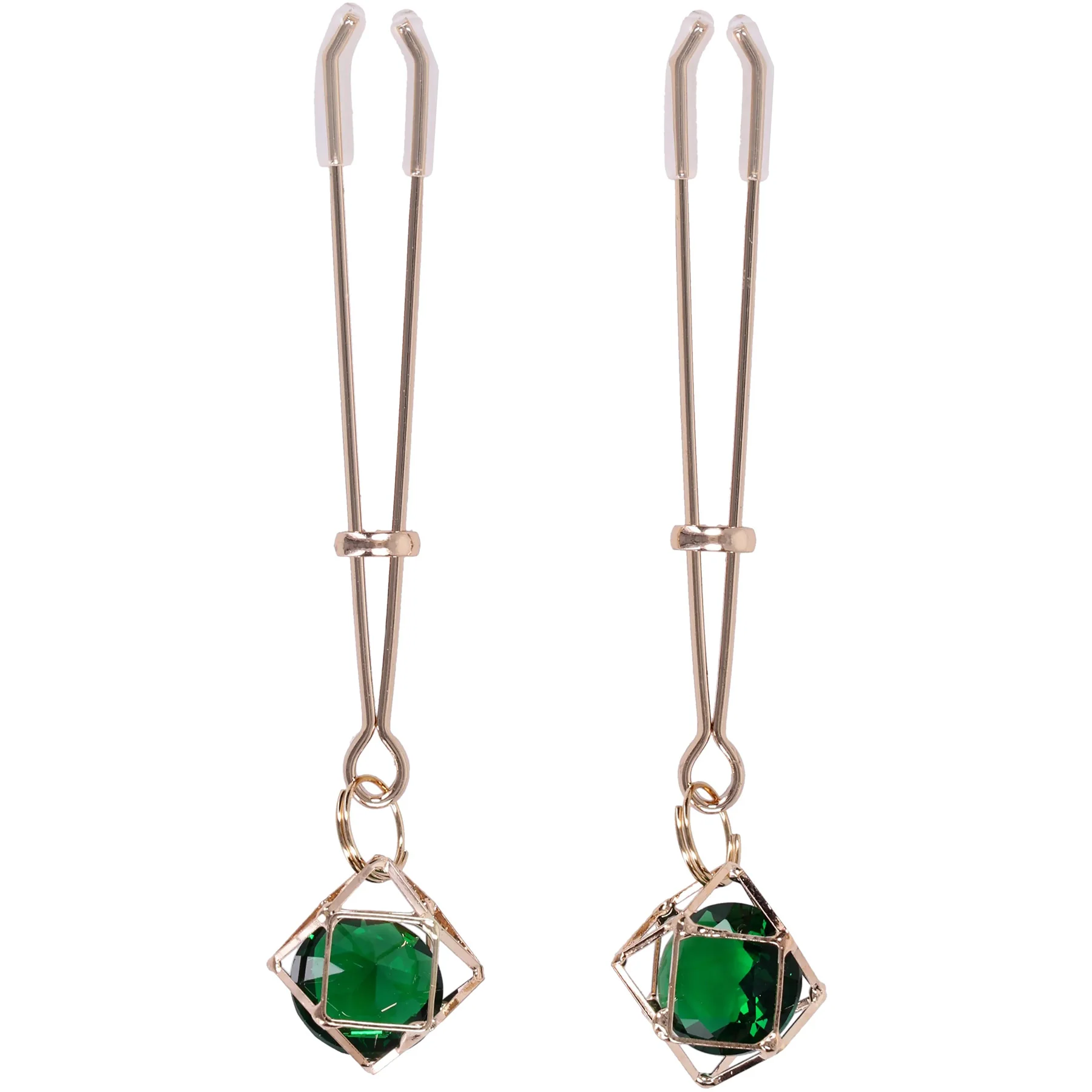 Sex & Mischief Indica Crystal Nipple Clips By Sportsheets