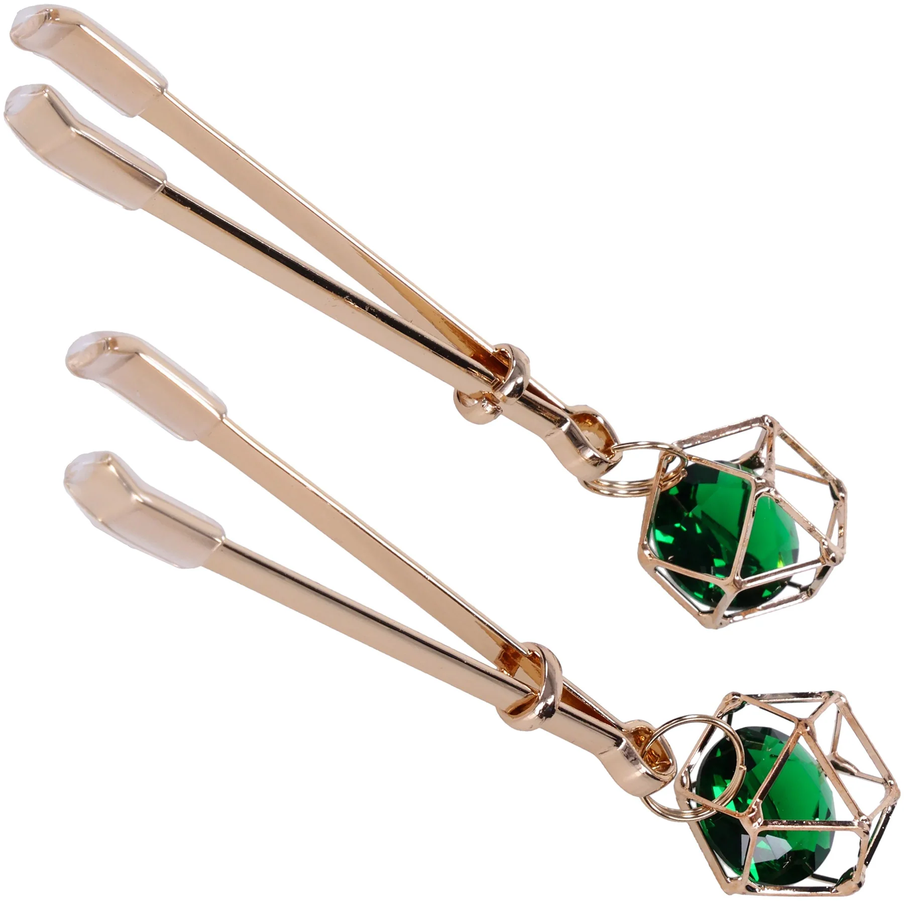 Sex & Mischief Indica Crystal Nipple Clips By Sportsheets - Image 3