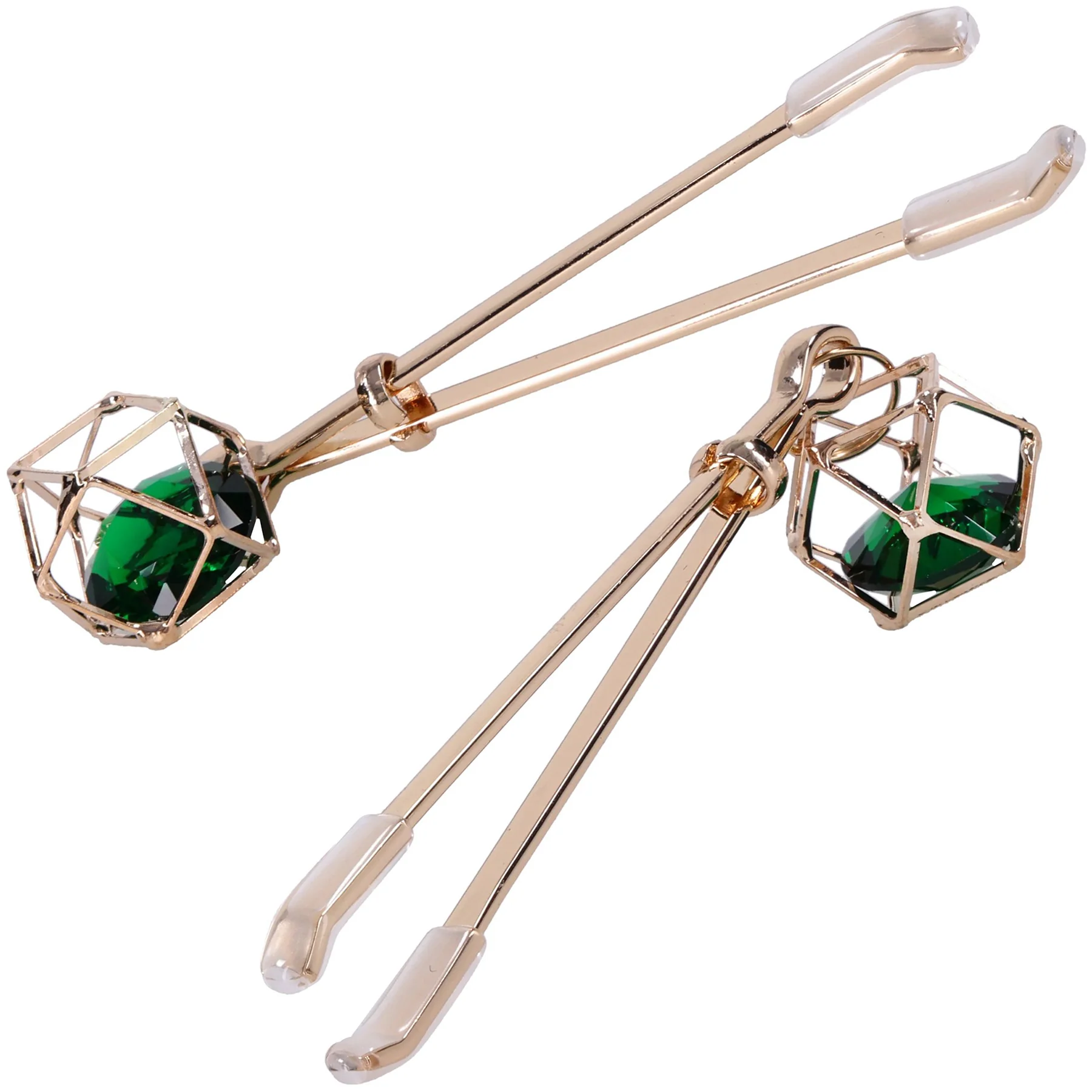 Sex & Mischief Indica Crystal Nipple Clips By Sportsheets - Image 6