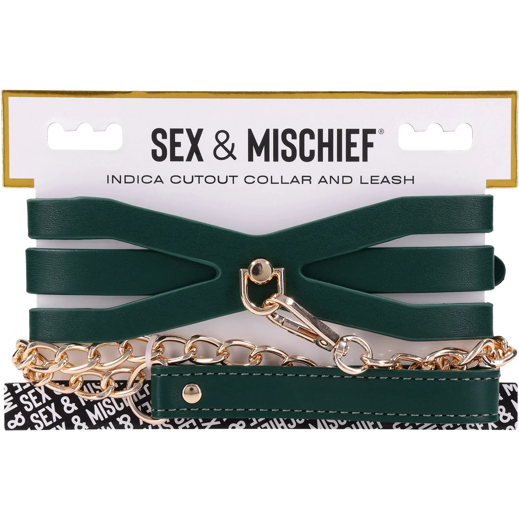 Sex & Mischief Indica Cutout Collar & Leash By Sportsheets - Image 10