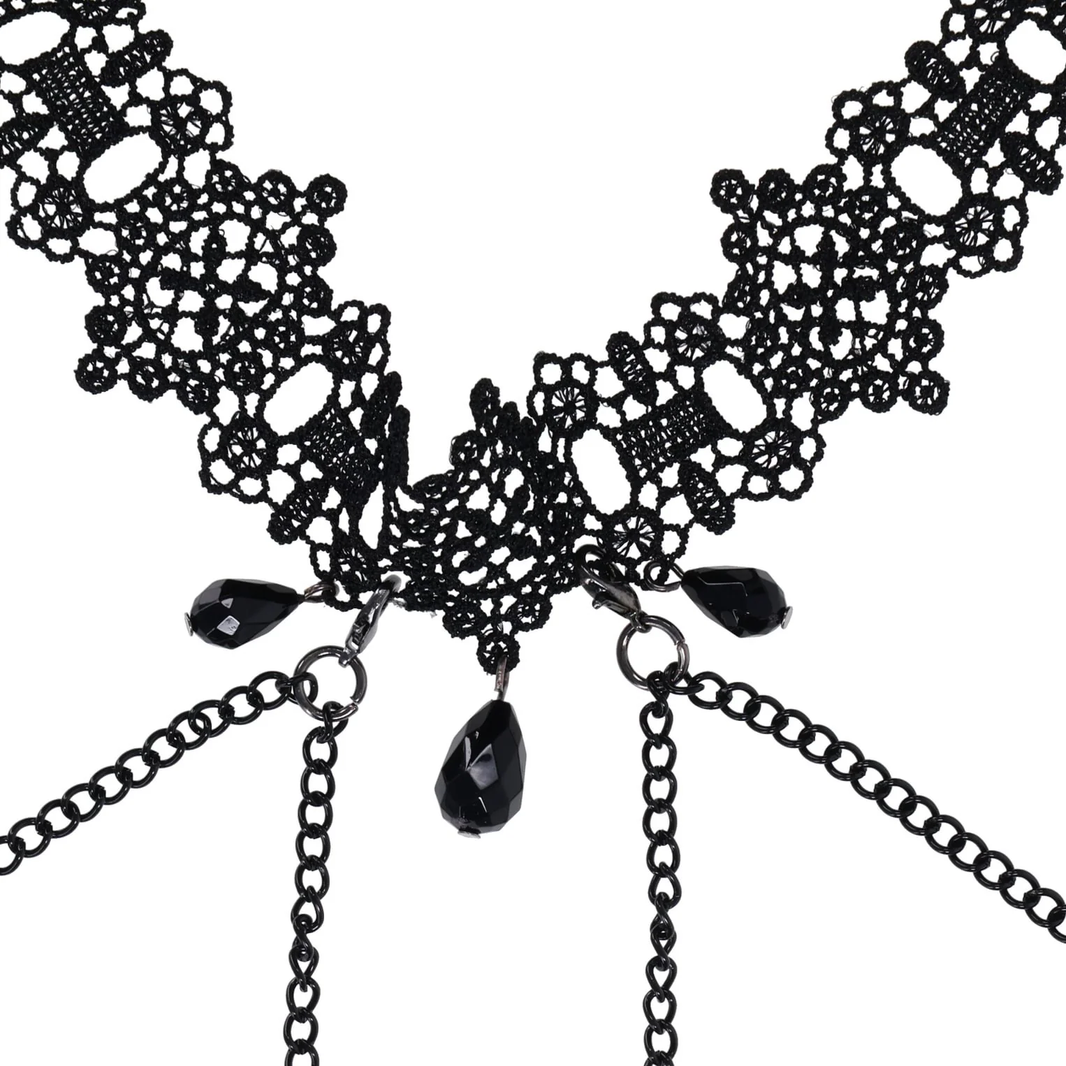 Sex & Mischief Lace Collar With Nipple Ties - Image 3